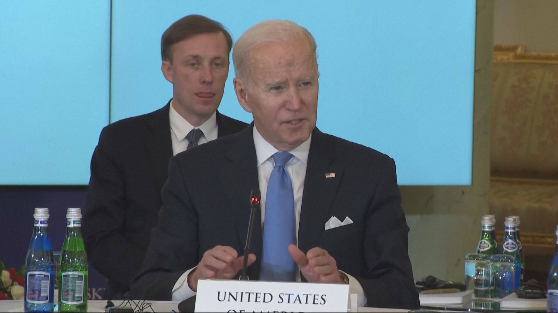 拜登晤北約東歐成員國領袖　重申對烏克蘭支持