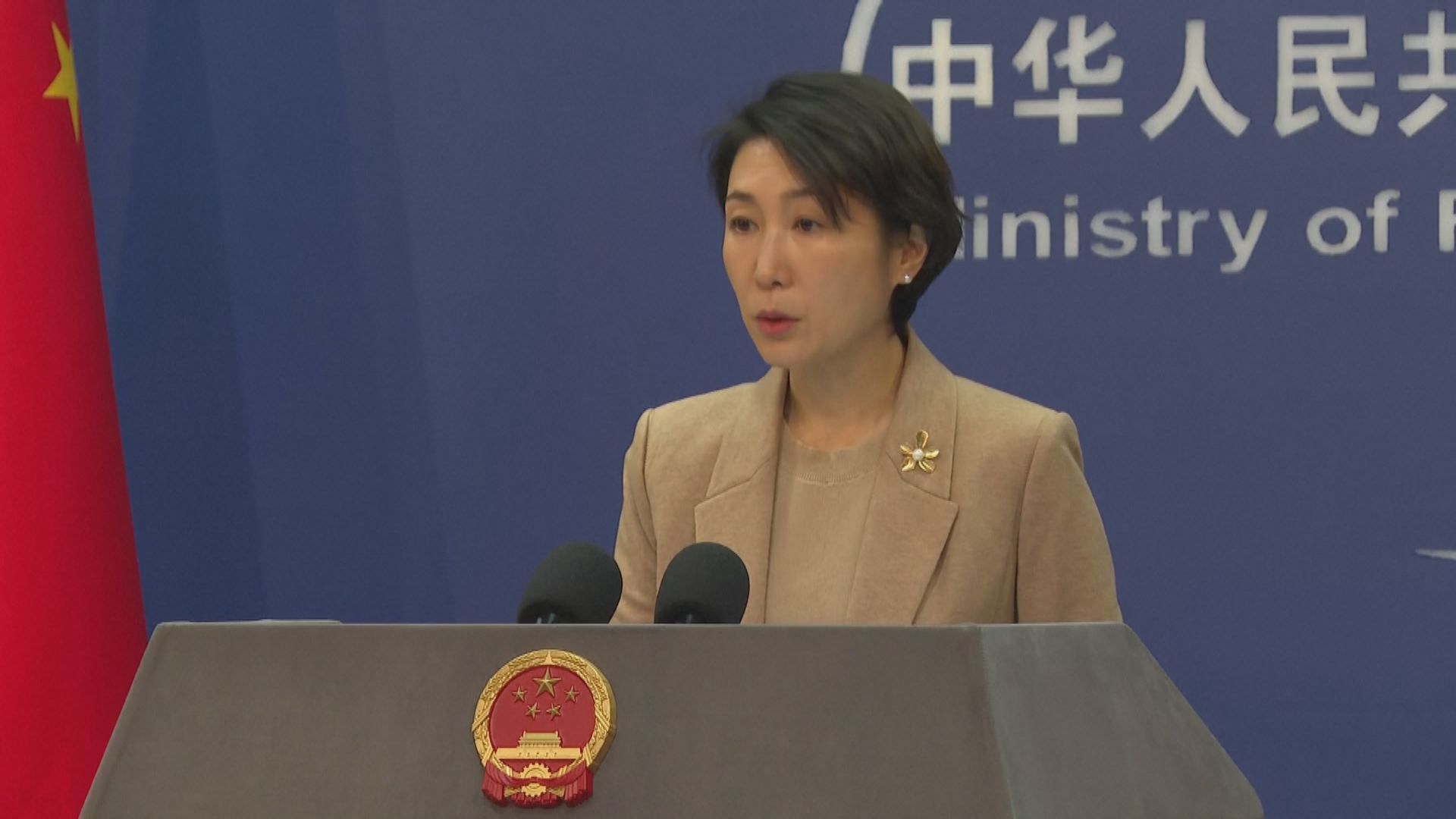 中方斥美英為反中亂港分子搖旗吶喊