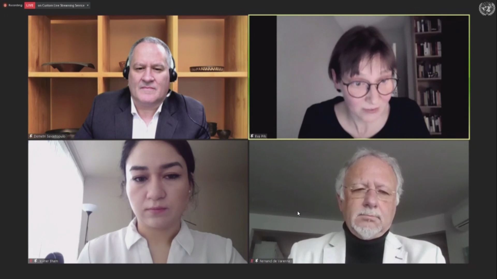 英美德常駐聯合國代表出席涉疆視像會議