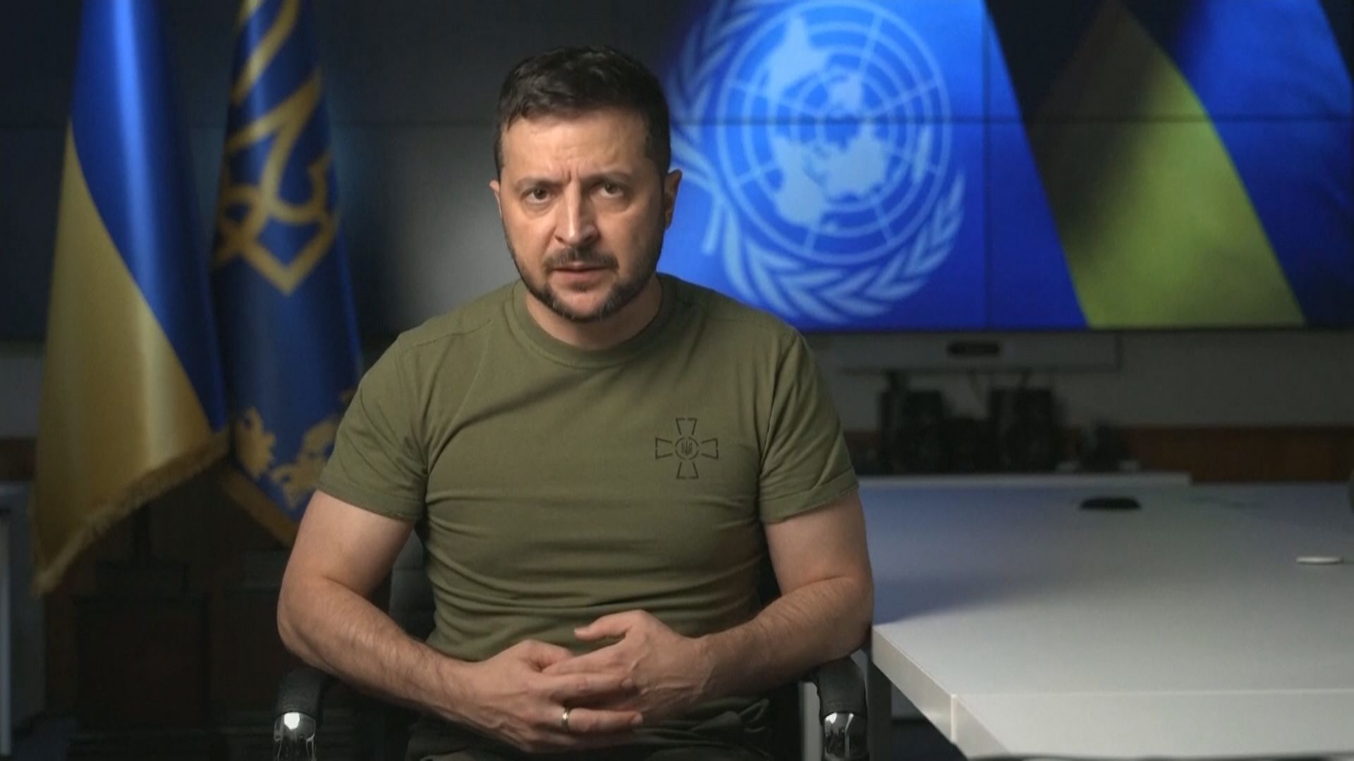 澤連斯基於聯大發言　指俄羅斯須為入侵承受懲罰