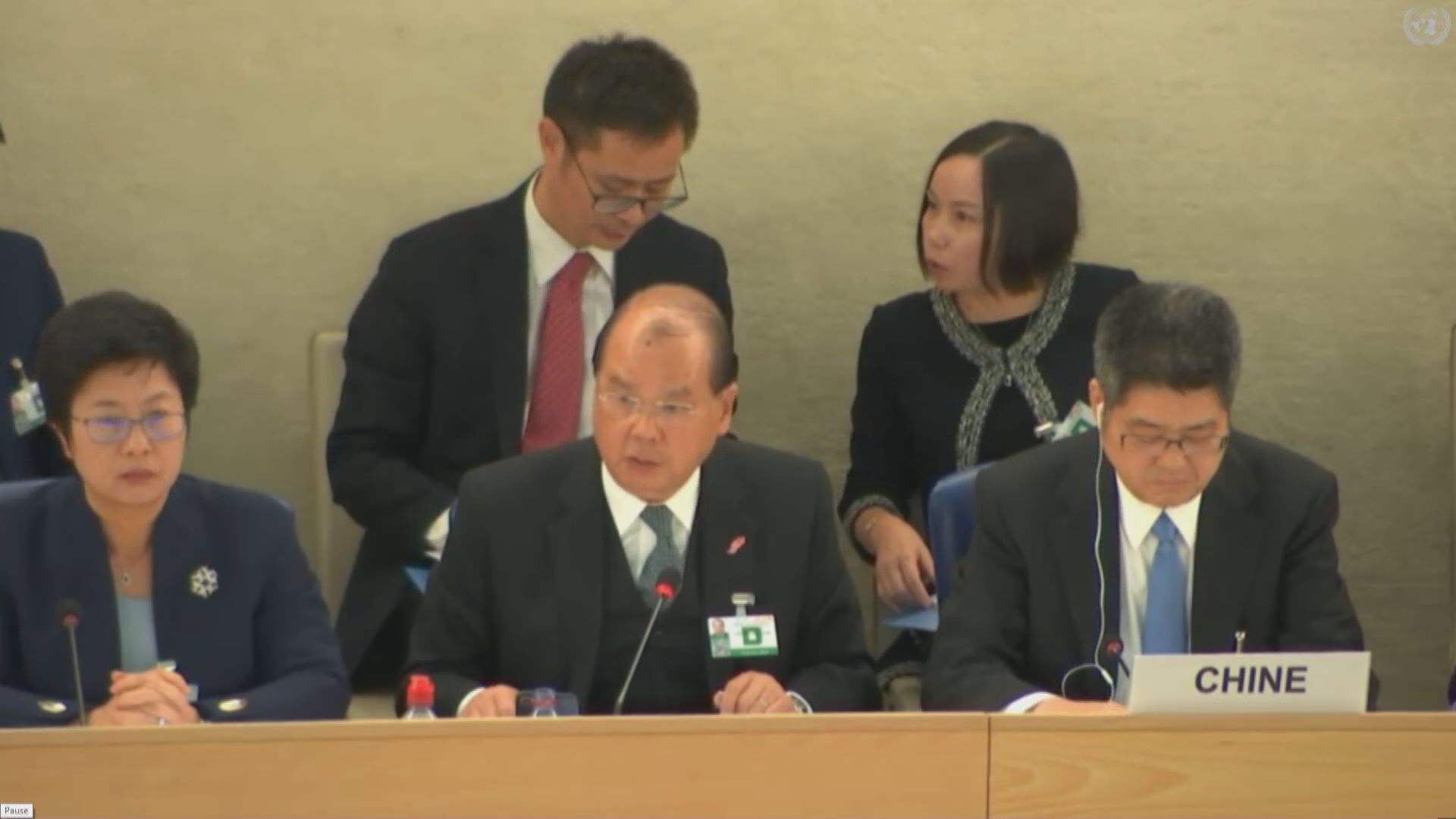 張建宗於聯合國人權理事會會議回應馬凱事件