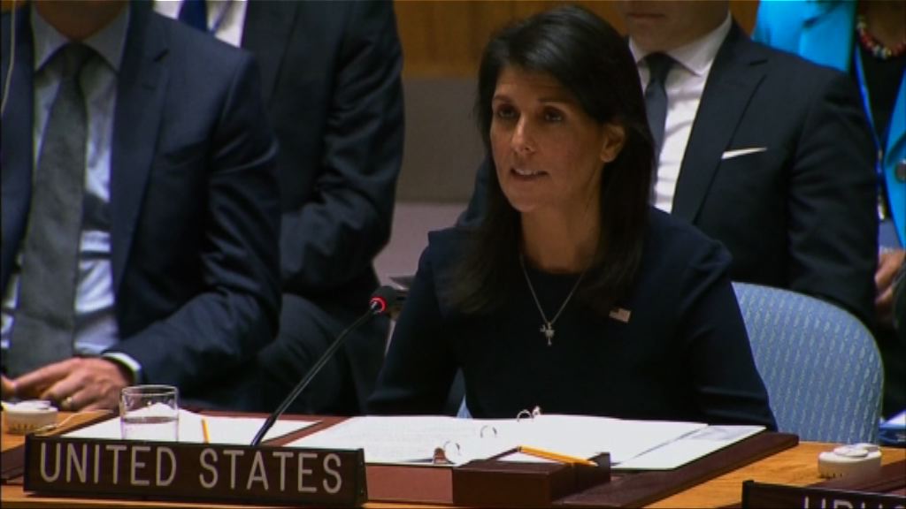 黑利指安理會需更嚴厲制裁北韓