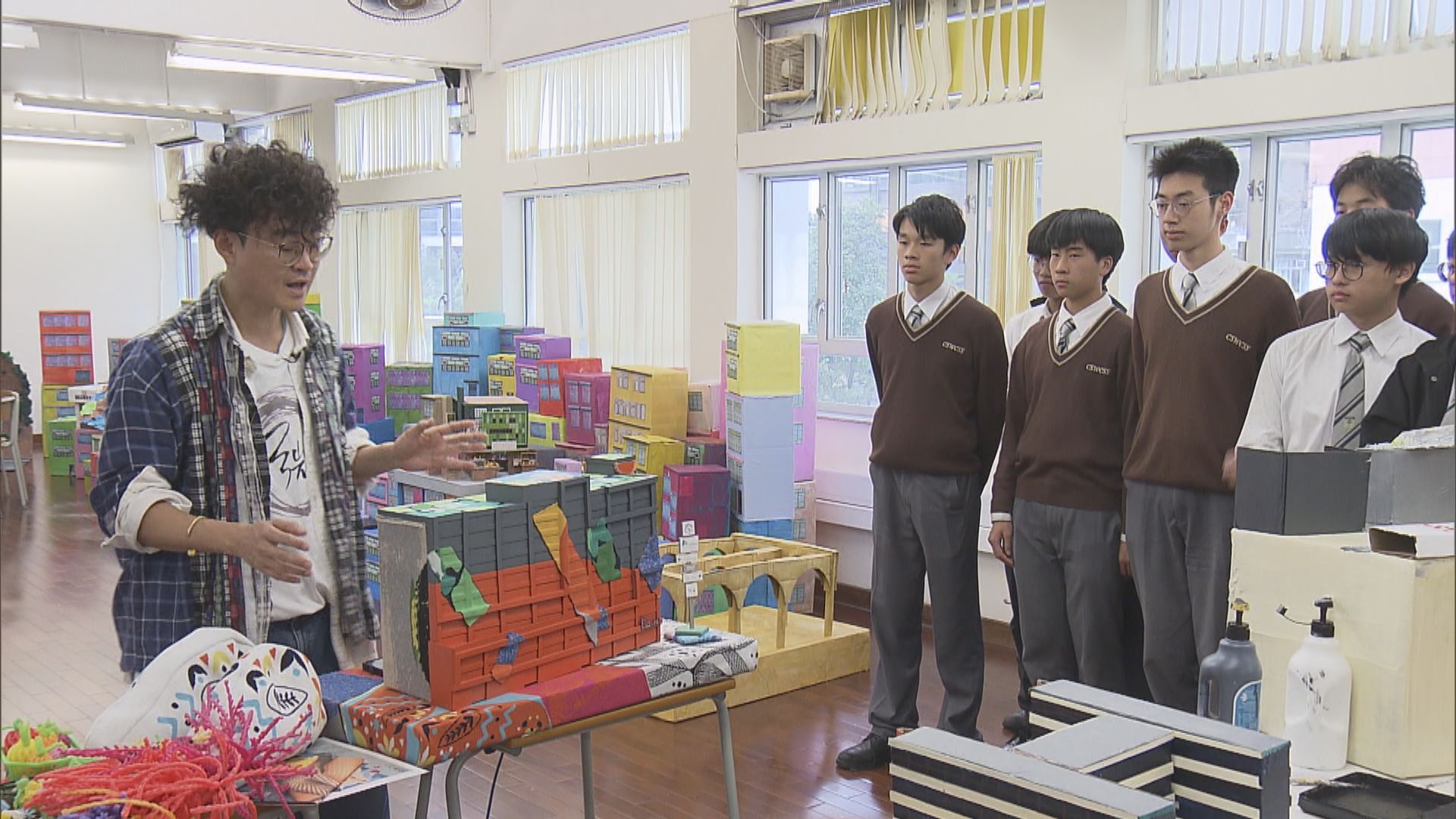 中學生將藝術文化融入舊區 重現深水埗舊物舊地