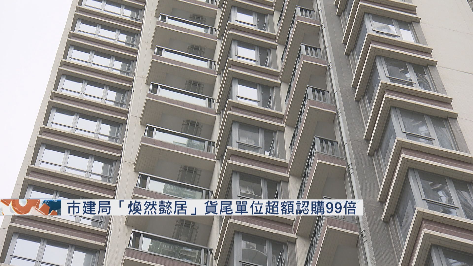 市建局「煥然懿居」貨尾單位超額認購99倍