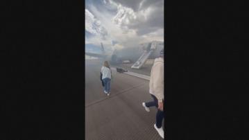 美國丹佛客機故障乘客緊急逃生一人傷