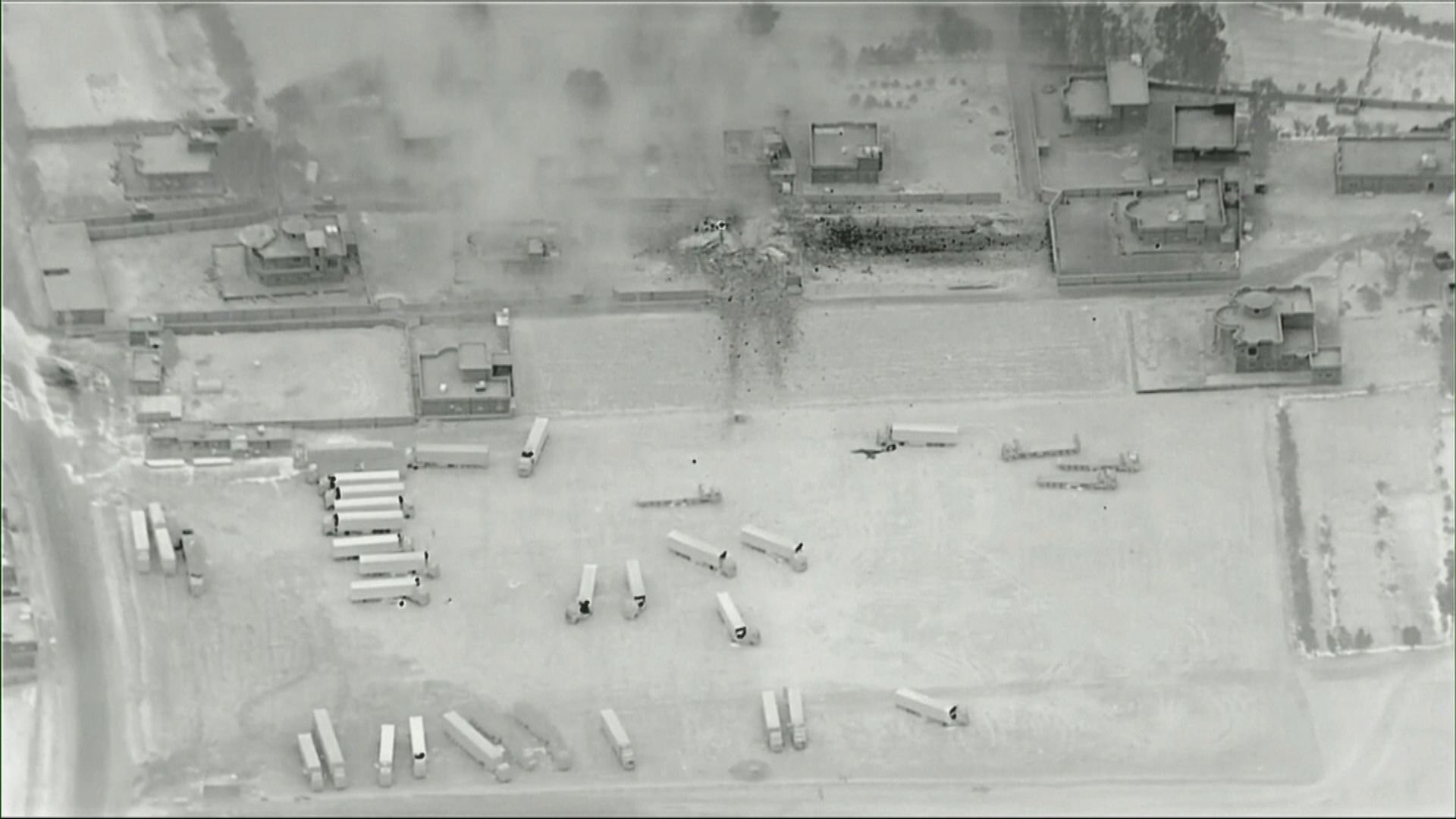 美軍空襲親伊朗民兵組織後遭火箭炮彈襲擊