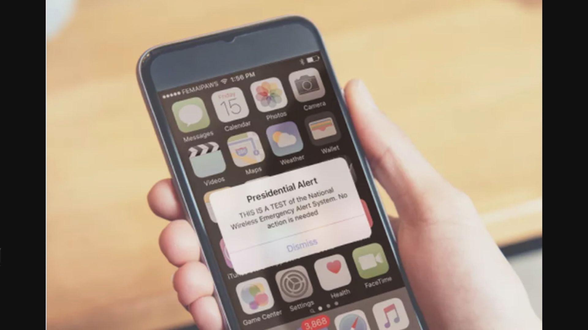 美國將向全國民眾試發總統警報