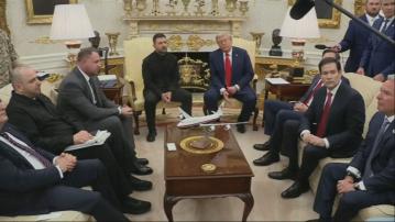 美烏領袖會談時展示烏克蘭地圖　分析：迫使接受以領土讓步換取和平