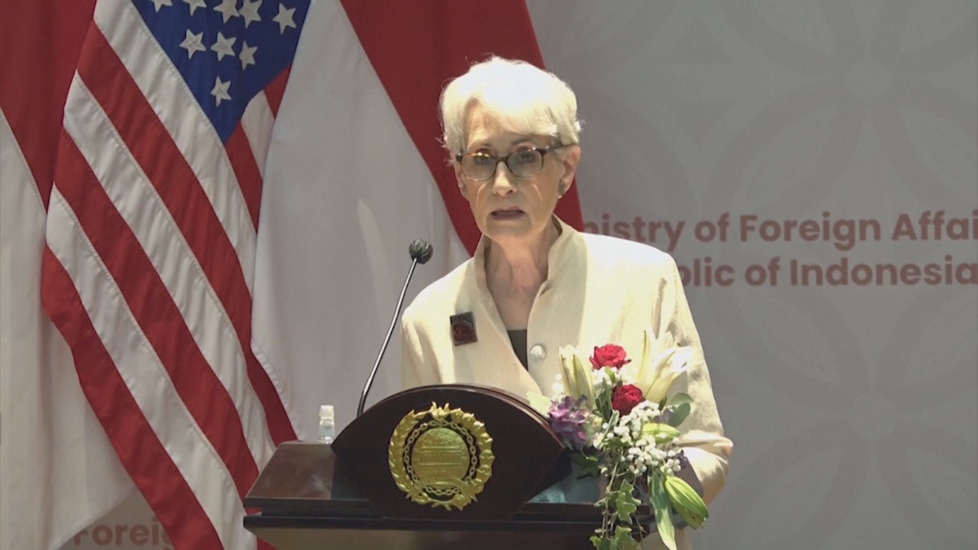 美國指仍與中國商討謝爾曼訪華安排