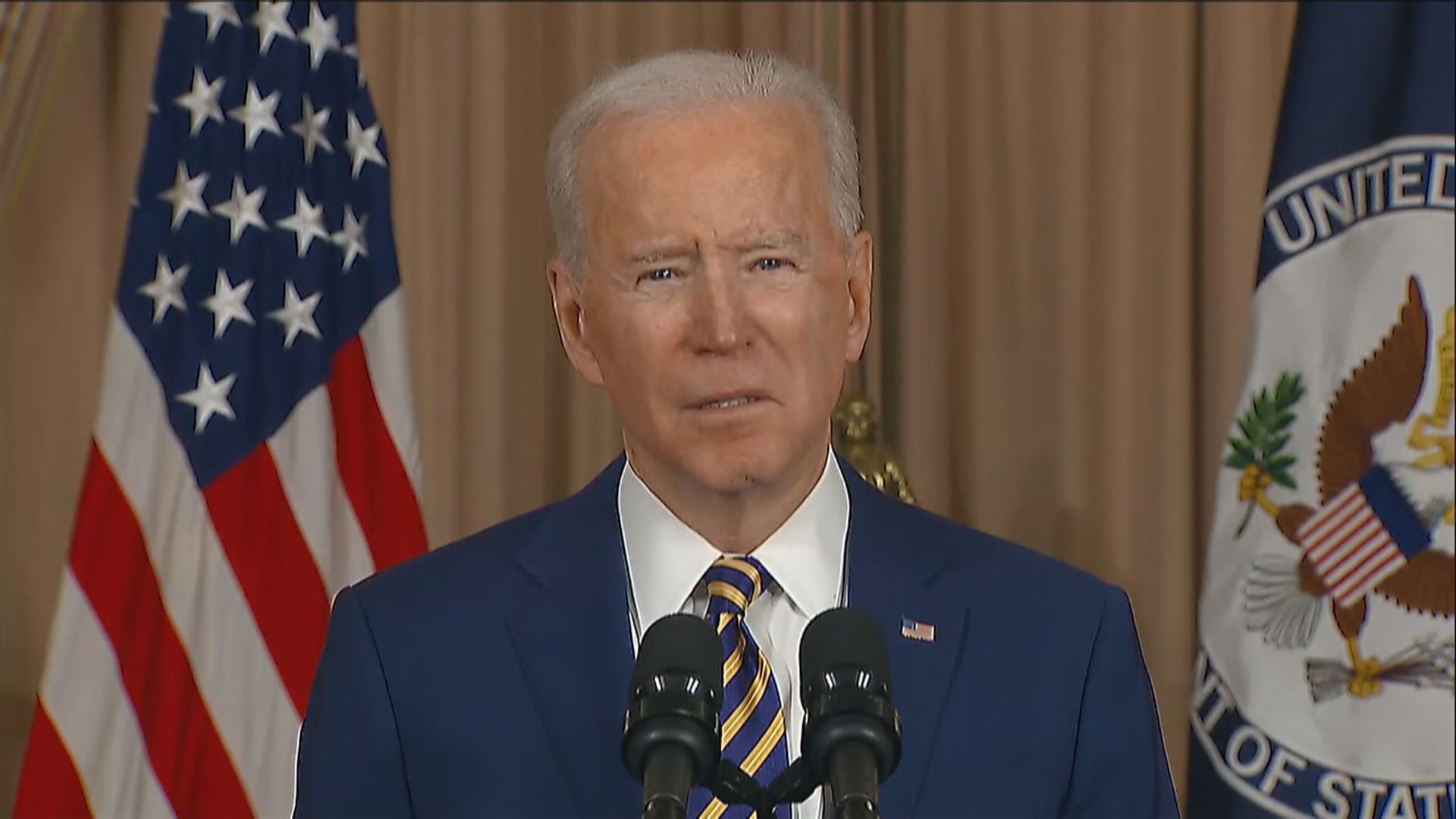 拜登發表外交政策演說　稱中國最重要競爭對手