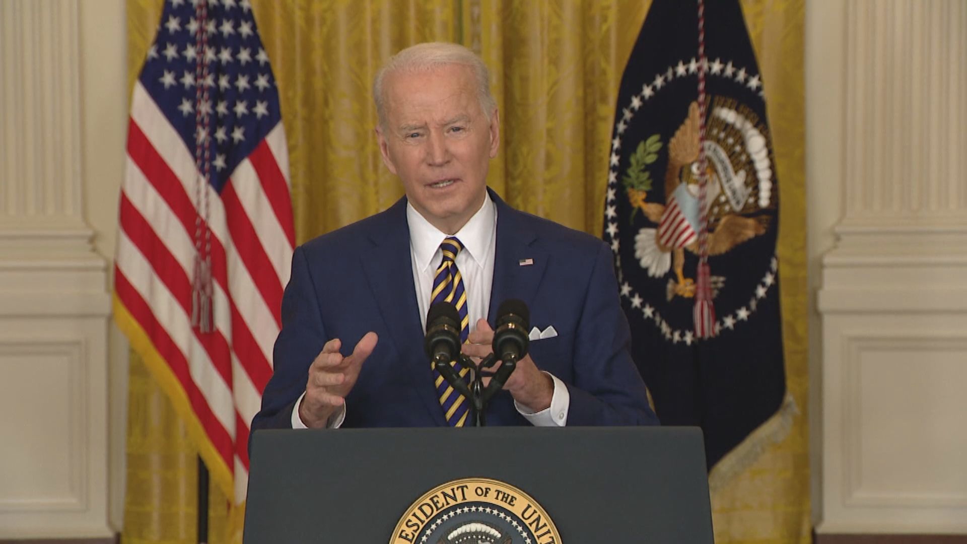 拜登稱疫情和通脹令人沮喪但情況已好轉