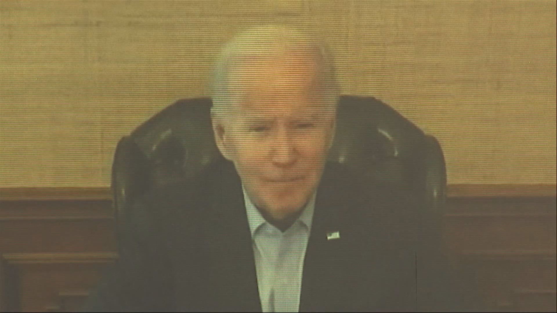 拜登與經濟顧問召開視像會議　指自己感覺良好