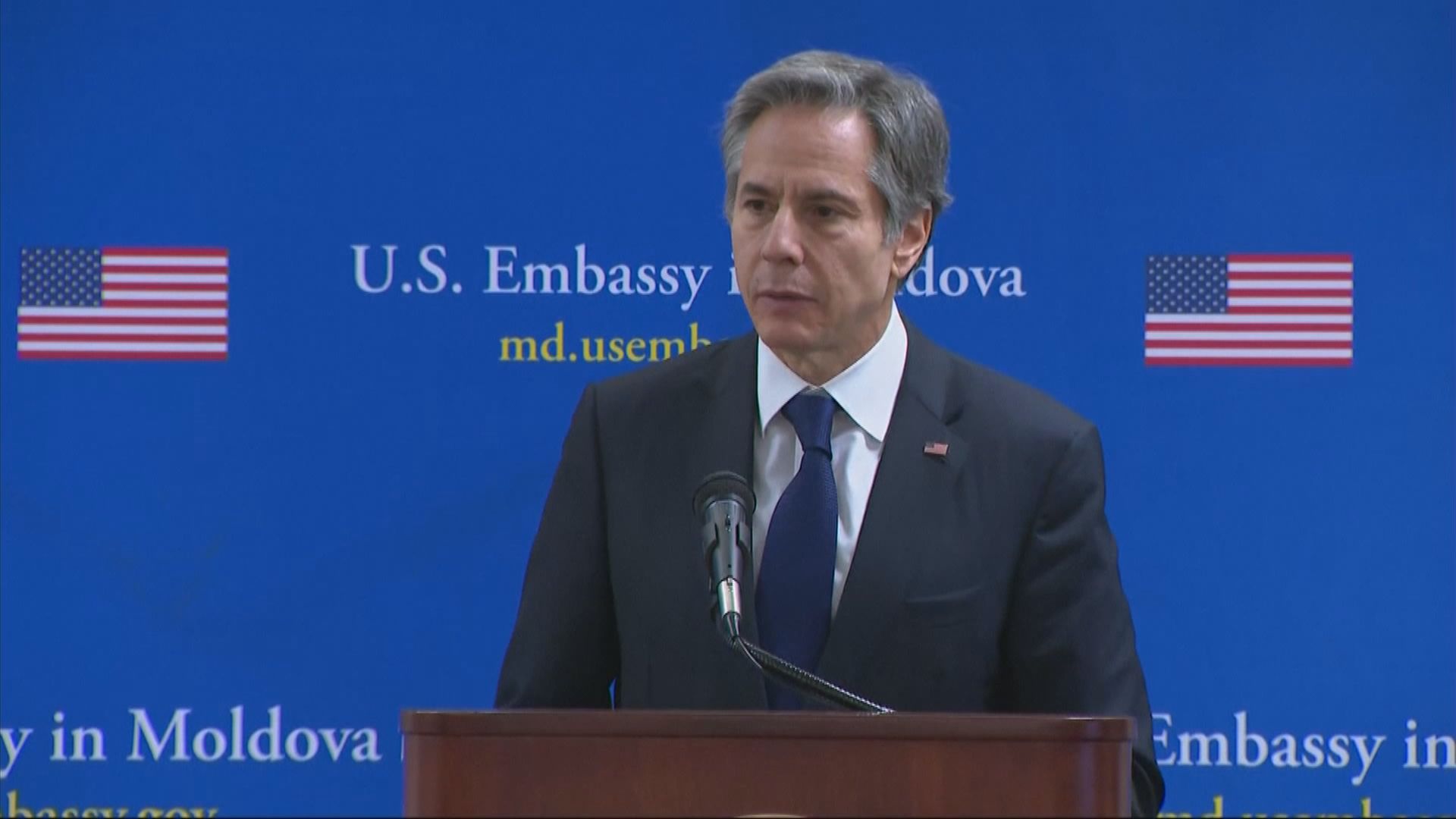 布林肯再次呼籲中方公開譴責俄軍入侵行為