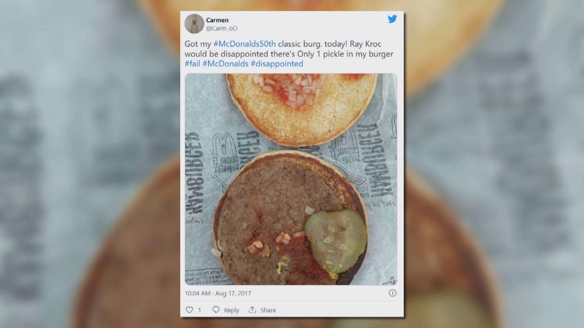 麥當勞和Wendy's遭入稟控告發放虛假及誤導廣告