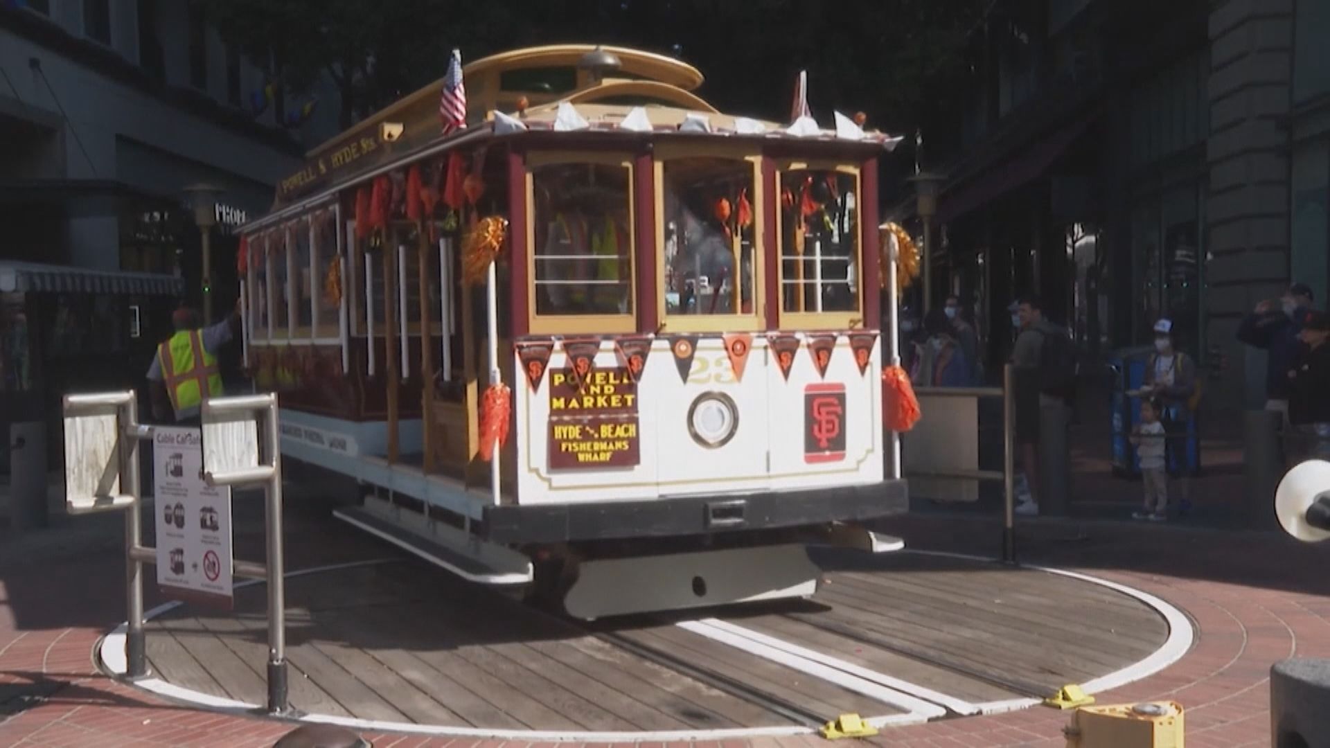 美國三藩市纜車恢復運作