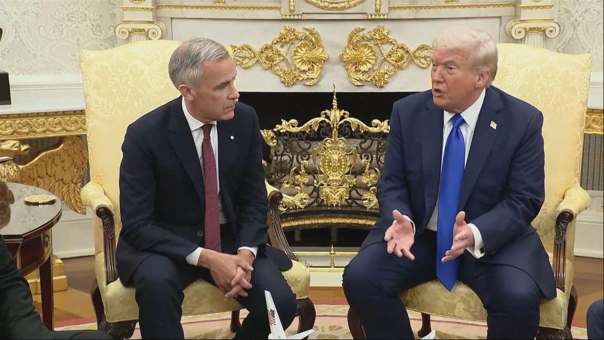 特朗普晤卡尼　指美加存在衝突但料可達成協議