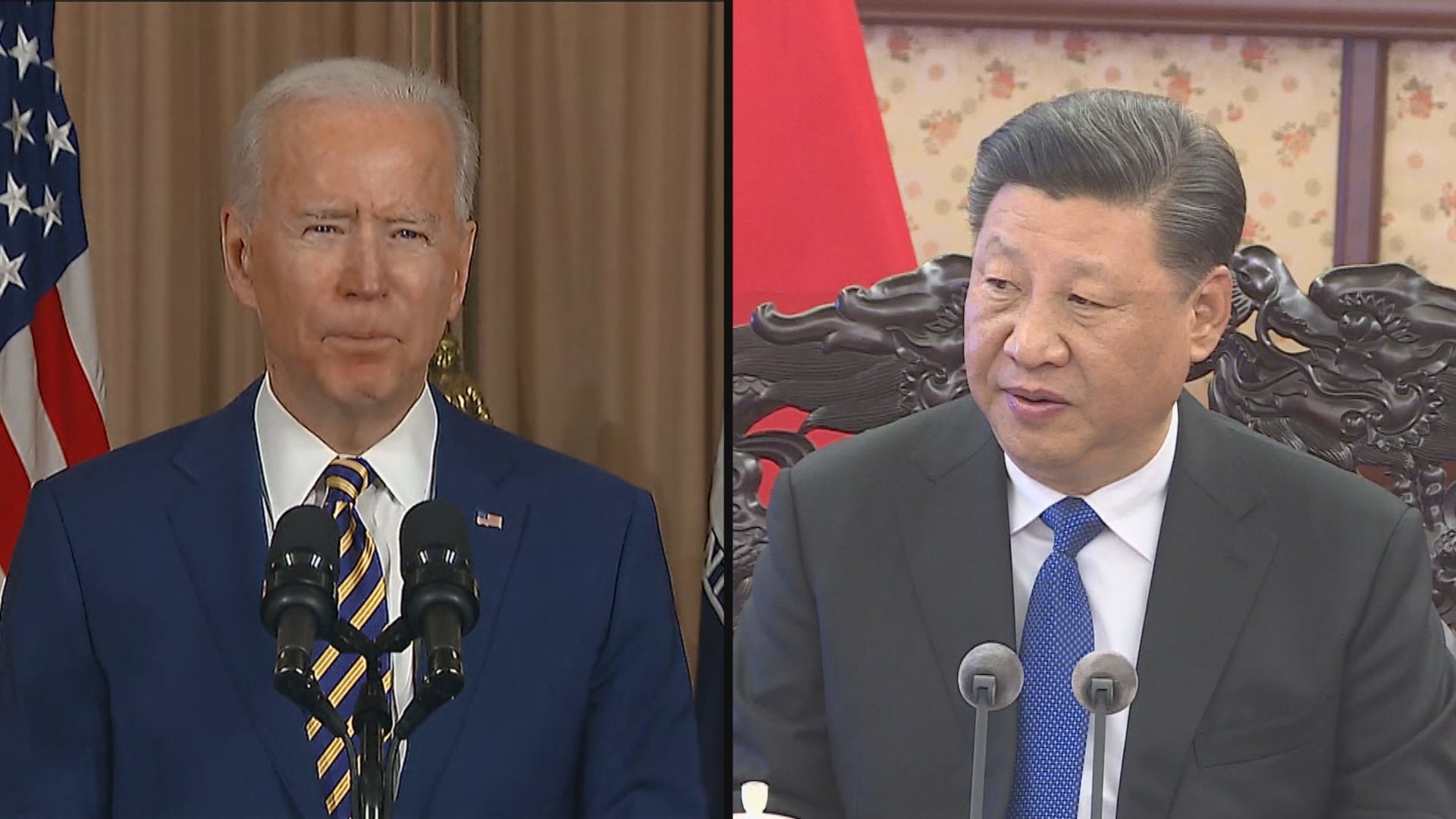 拜登：不會公然反對習近平對港台及新疆所為