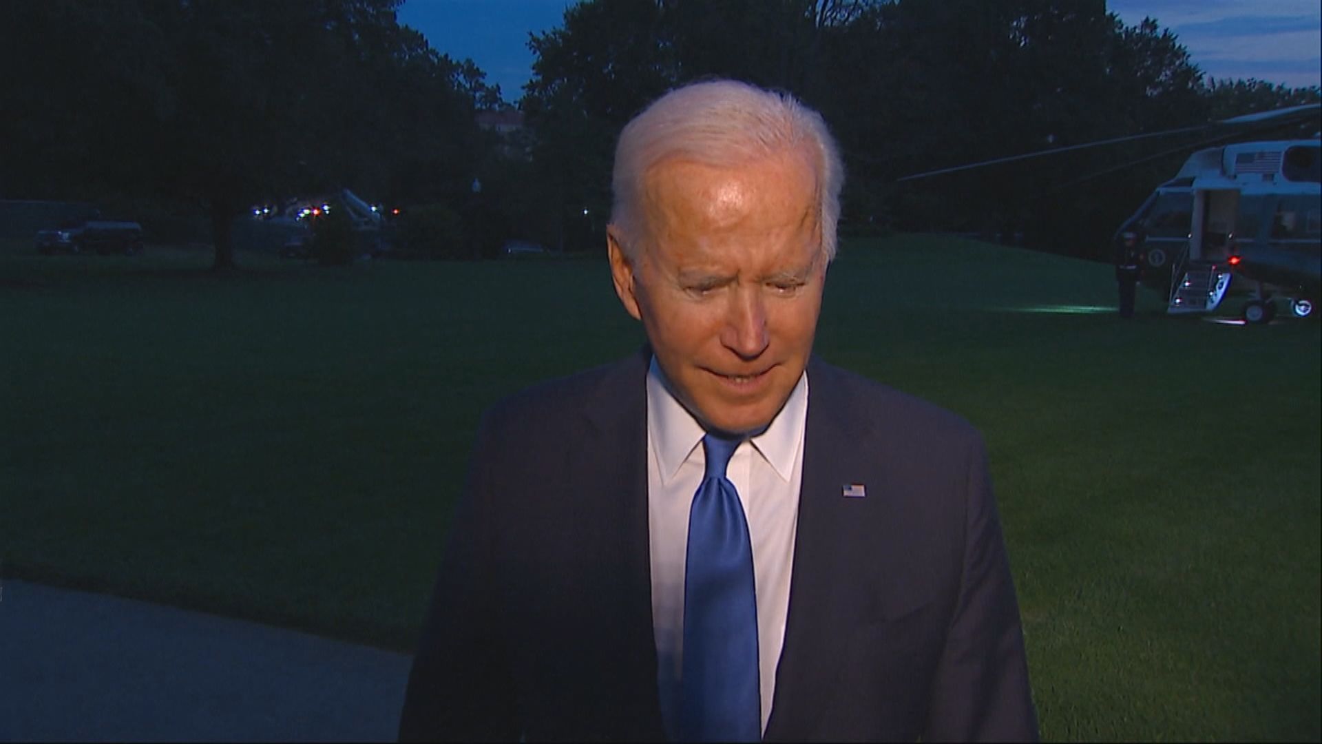 拜登致電克林頓表達問候