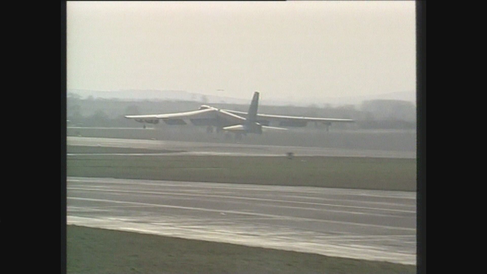 美轟炸機本周初曾飛越東海接近釣魚島