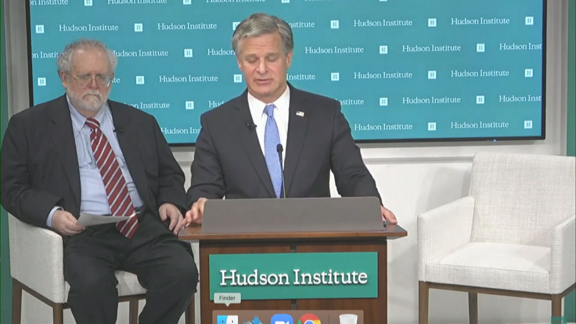 FBI局長：中國圖取代美國超級強國地位