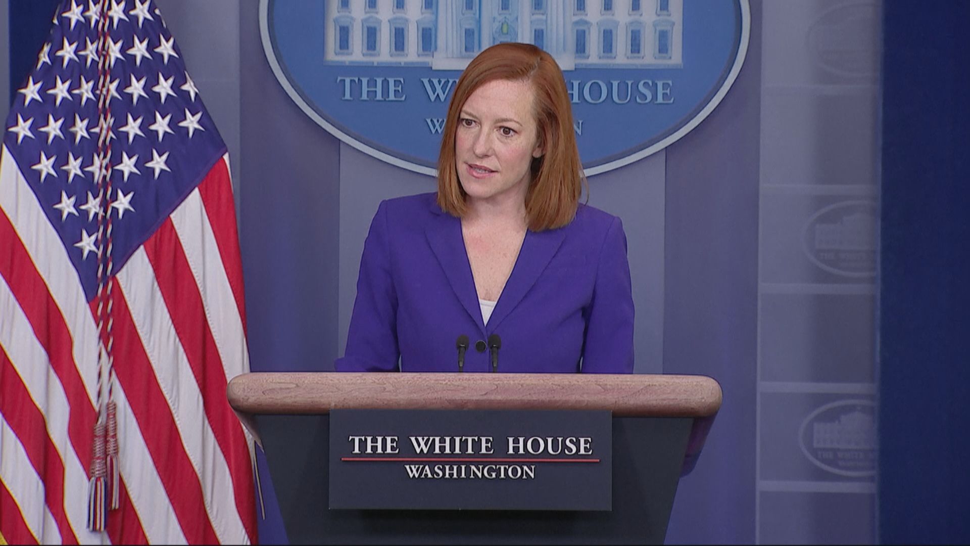 美國白宮稱對台灣立場明確不變