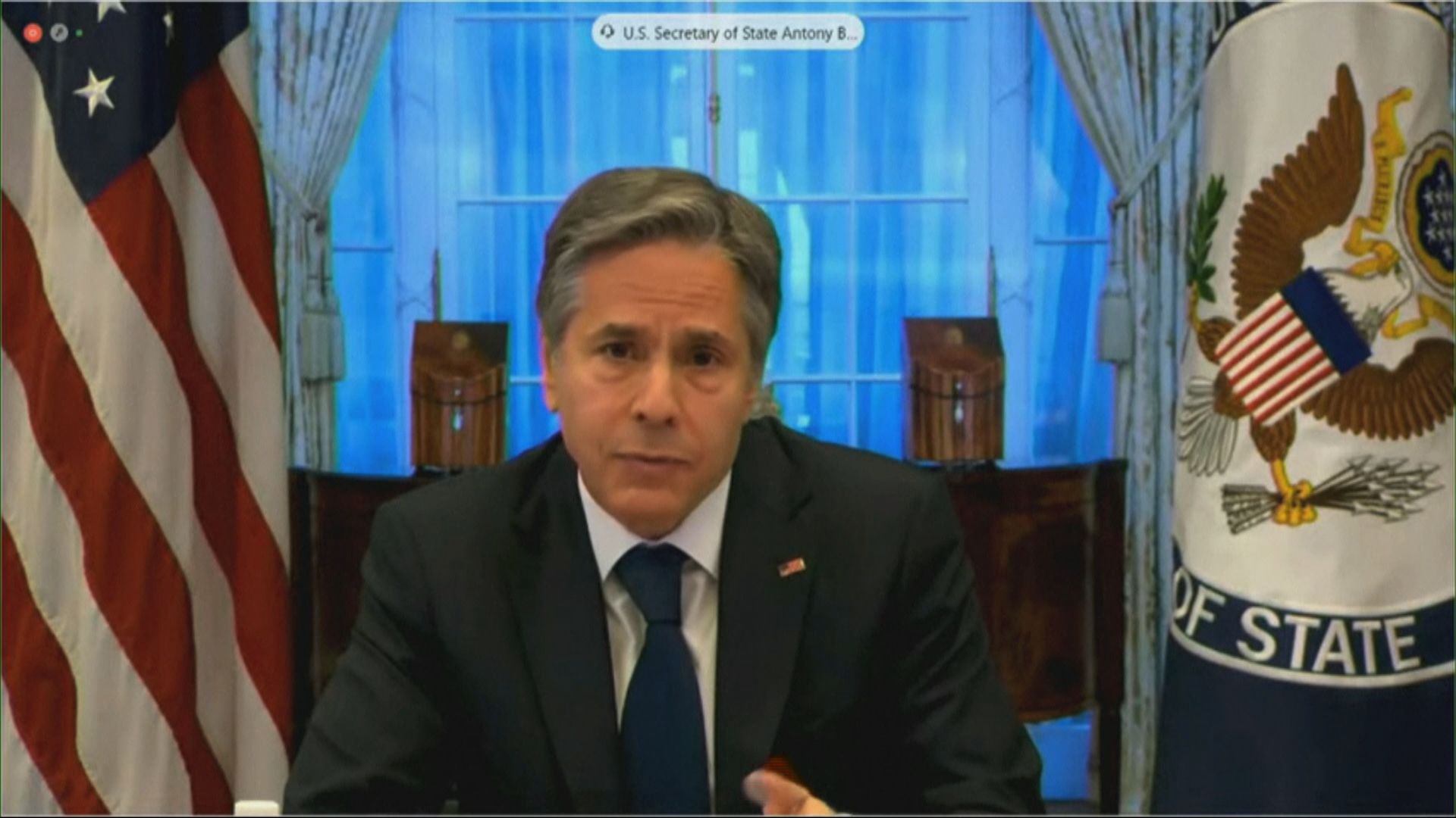 布林肯：美國將繼續向台灣提供防衛設備