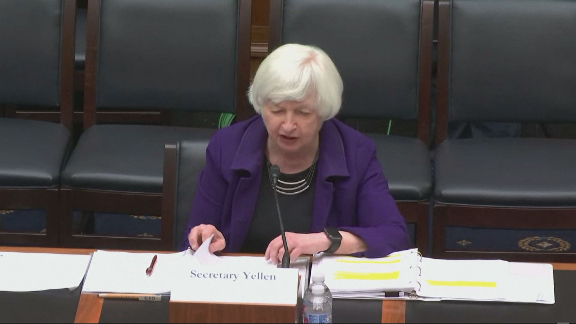 耶倫指若大陸武力攻台美國將實施制裁