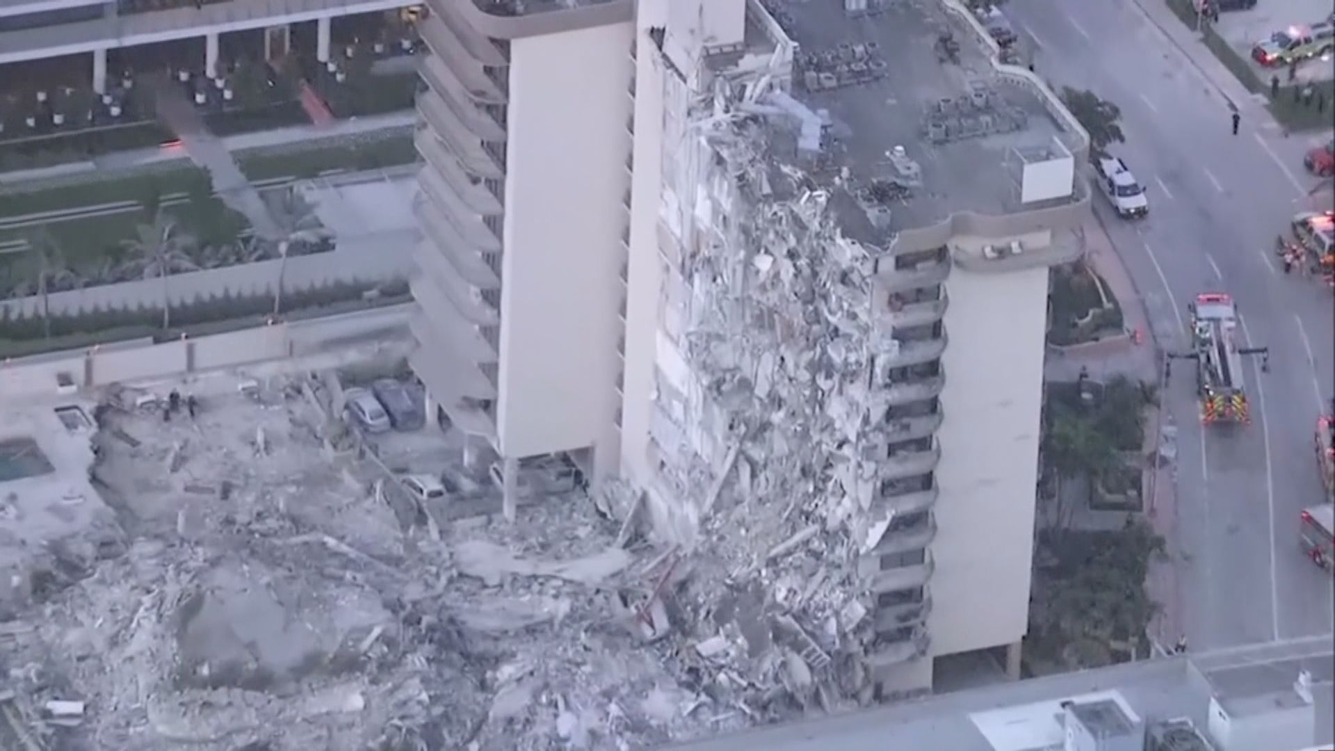 美國邁阿密住宅大樓倒塌多人死傷