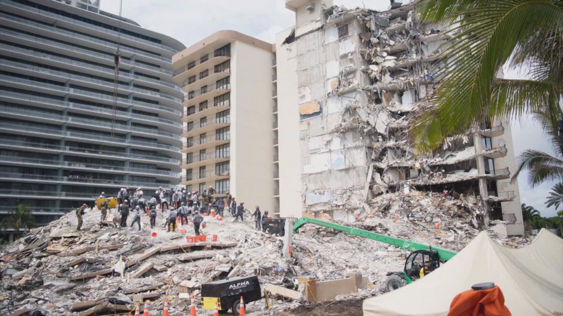 邁阿密住宅倒塌事故　死亡人數增至18人