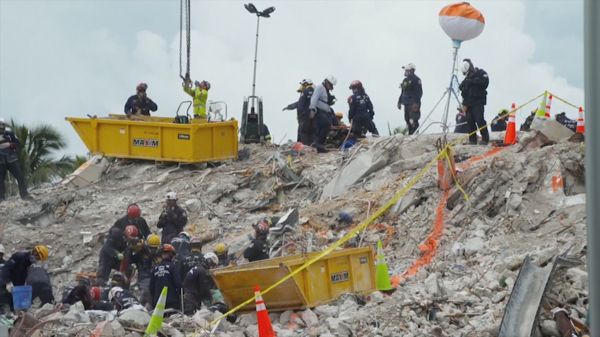 佛州住宅倒塌事故增至22人亡