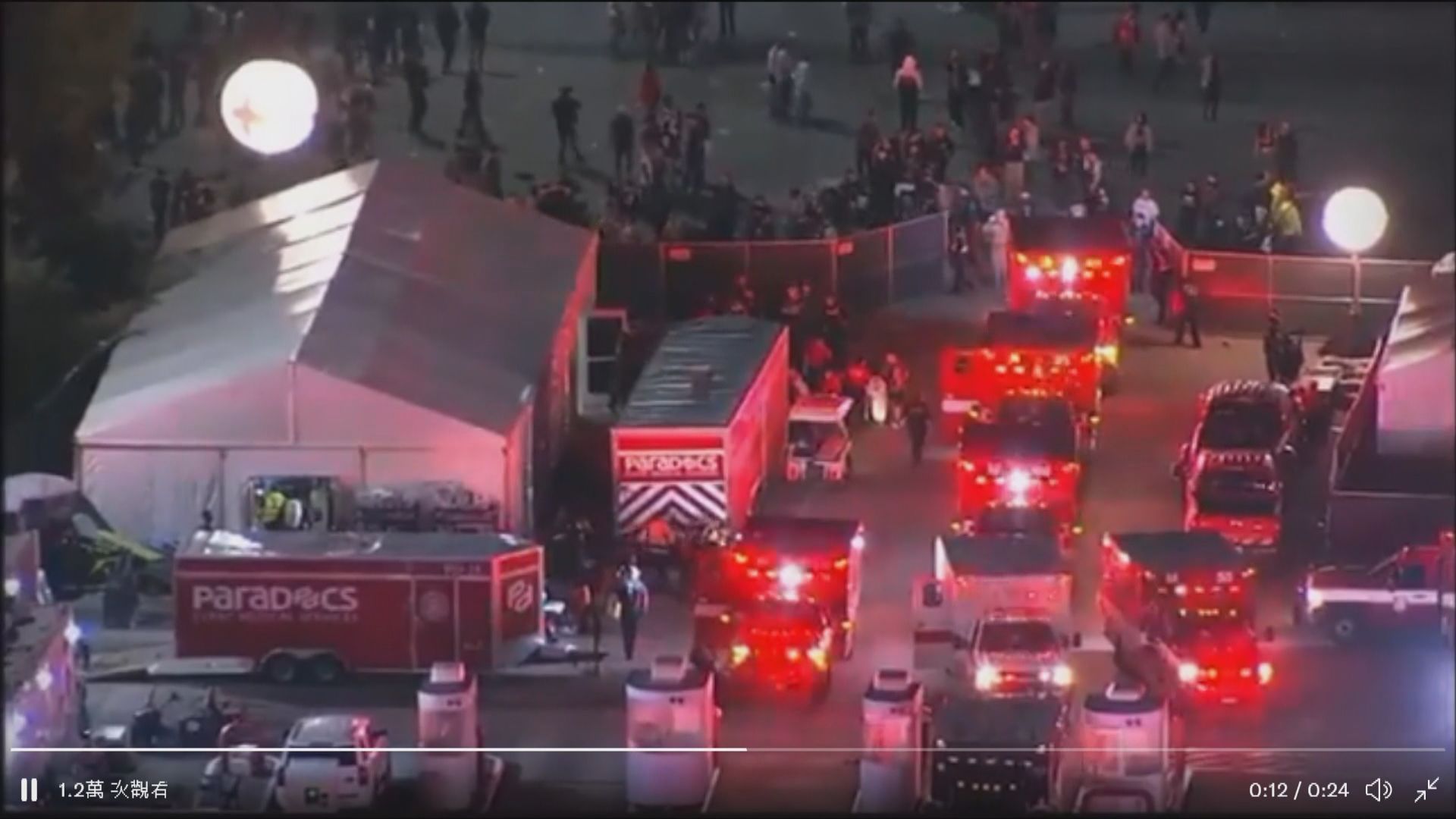 得州休斯敦音樂節人踩人　八死逾廿人送院