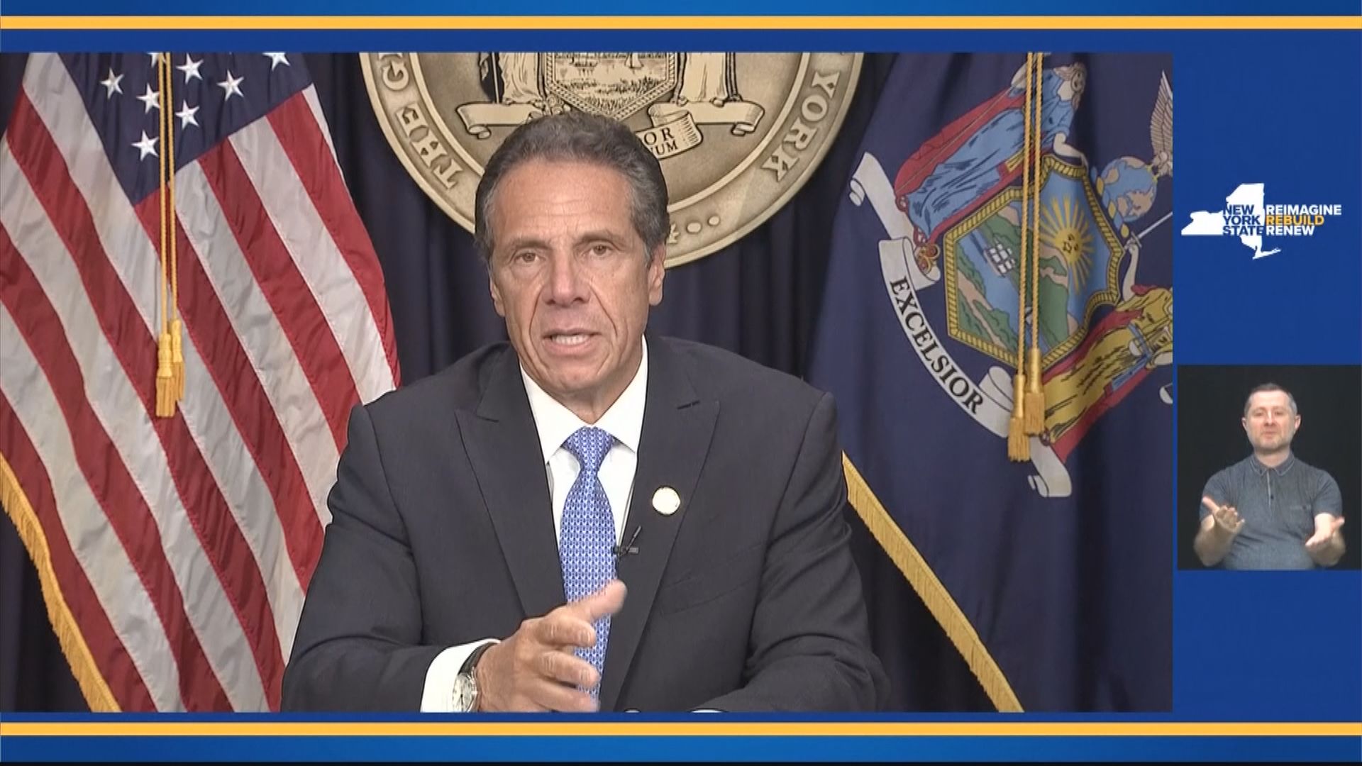 涉性騷擾醜聞紐約州州長科莫宣布辭職