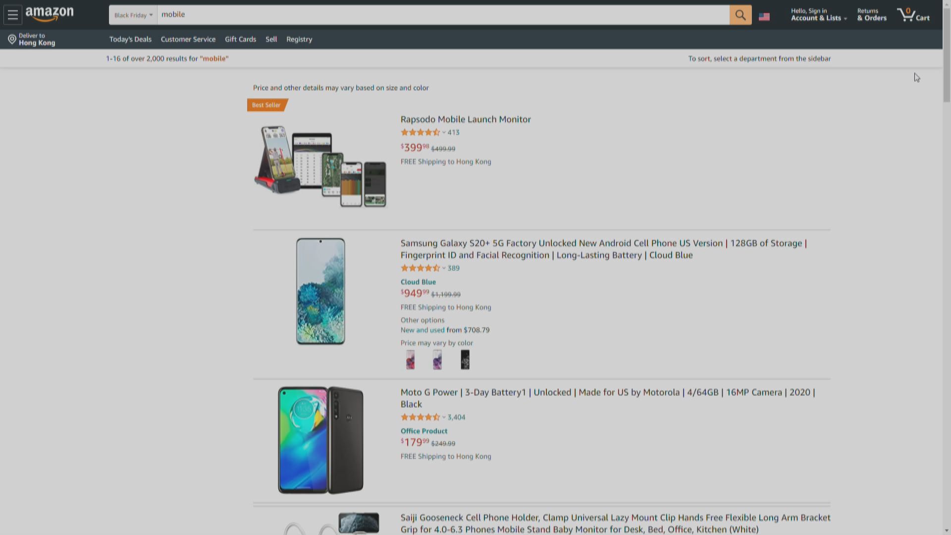 美國網絡星期一料創歷來最大銷售額　最高達127億美元