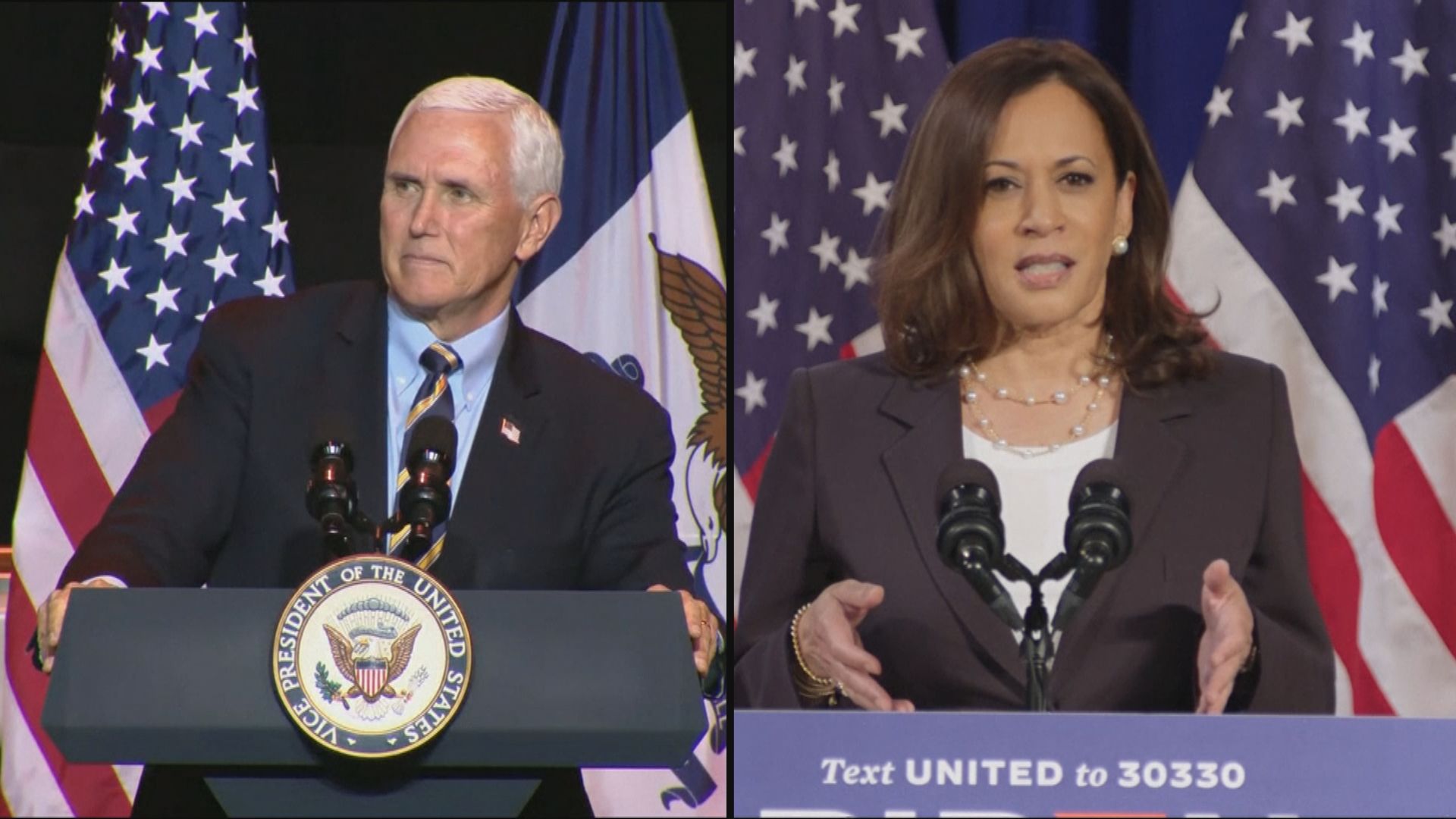 美副總統候選人辯論香港時間明早舉行　將加玻璃板防疫