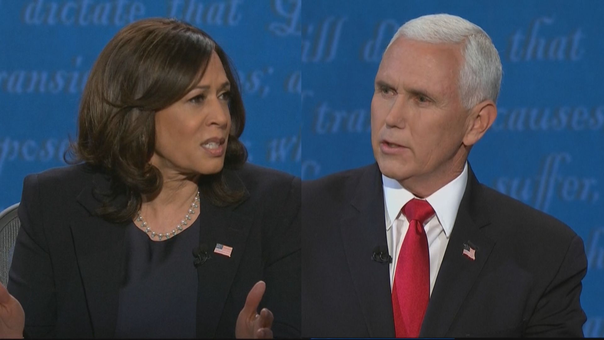 【電視辯論】彭斯賀錦麗就新冠疫情、對華立場等議題上針鋒相對