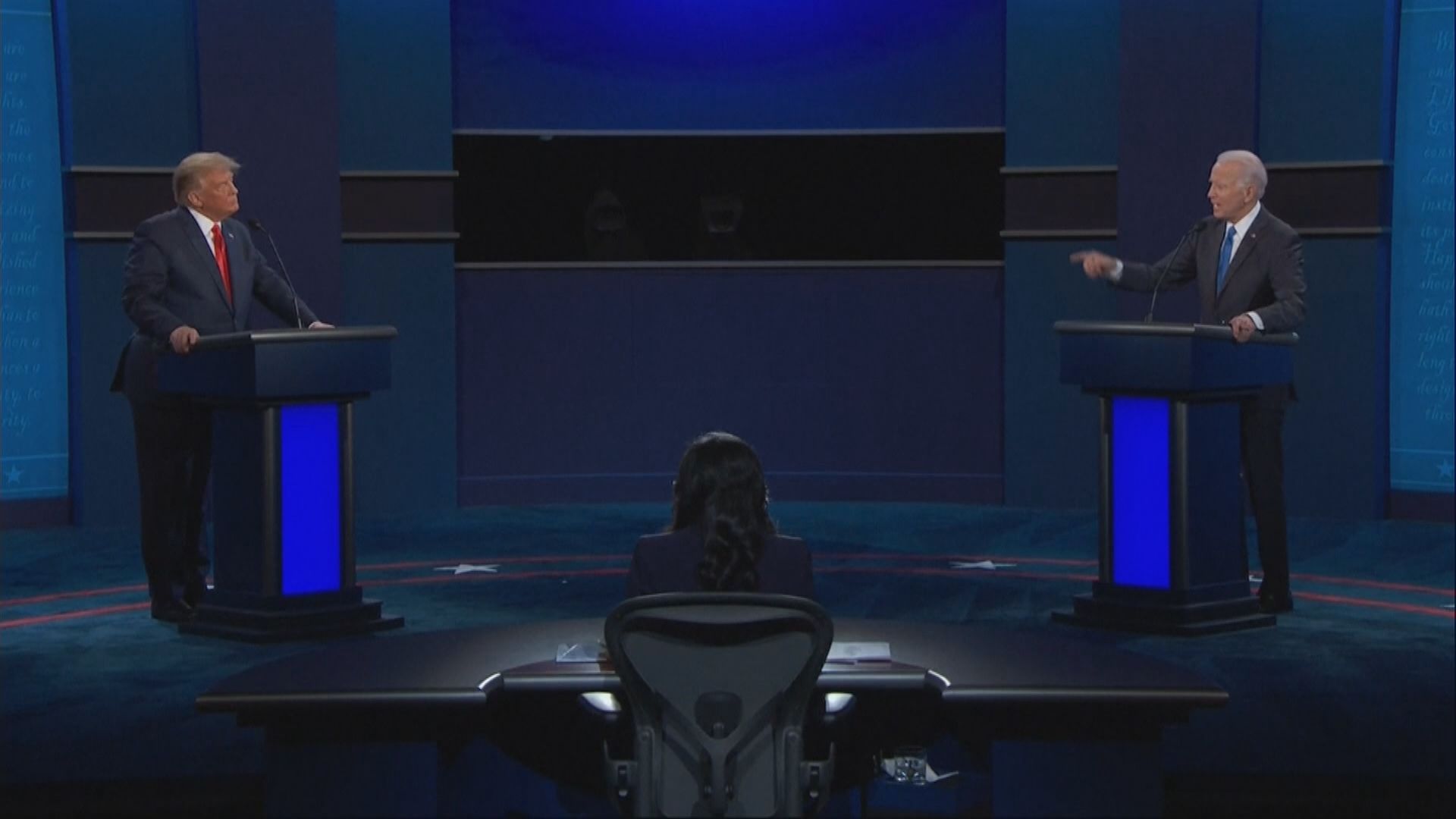 特朗普與拜登再度同台辯論