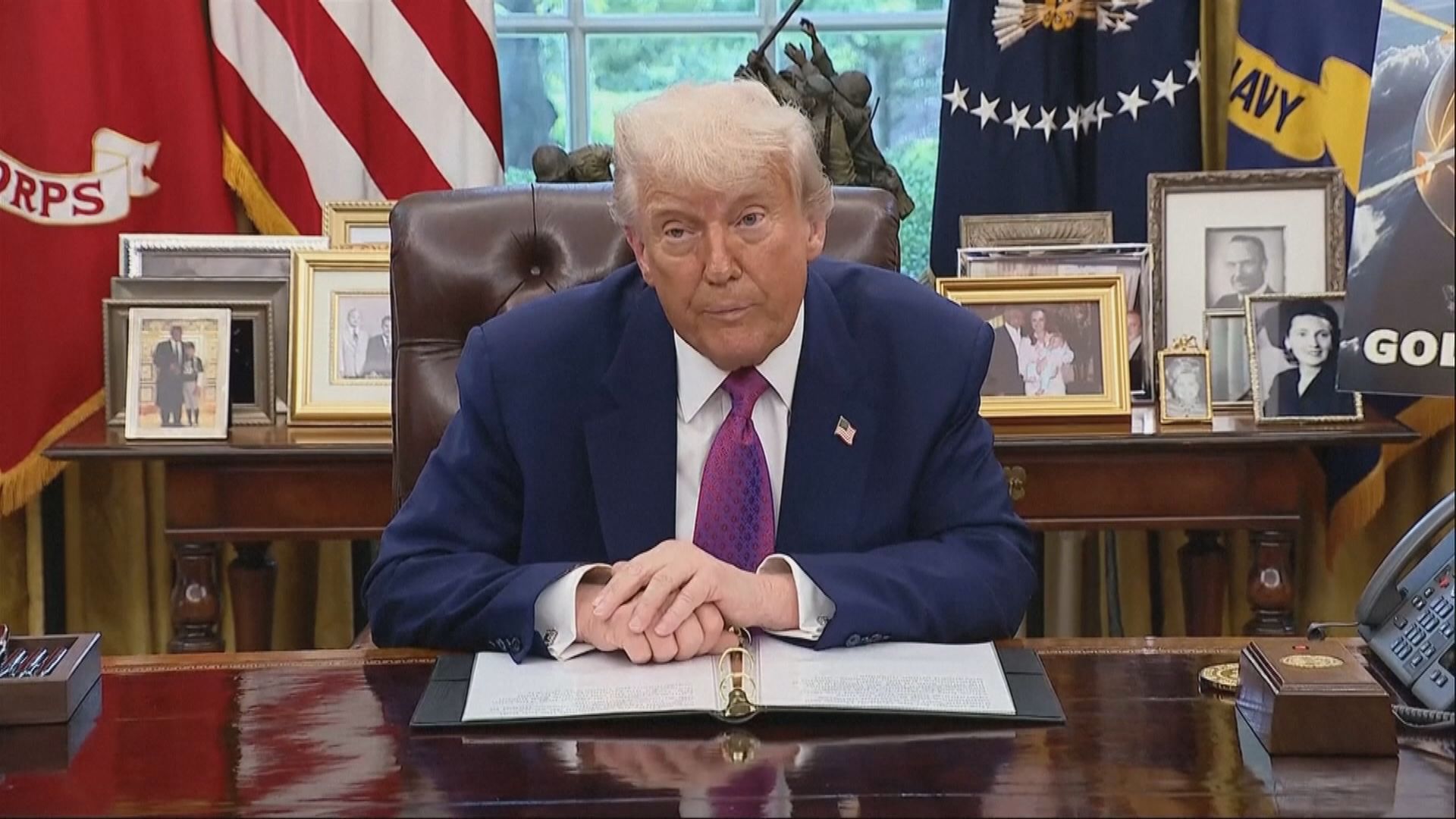 特朗普宣布啟動「金穹」導彈防禦計劃　稱三年後投入運作