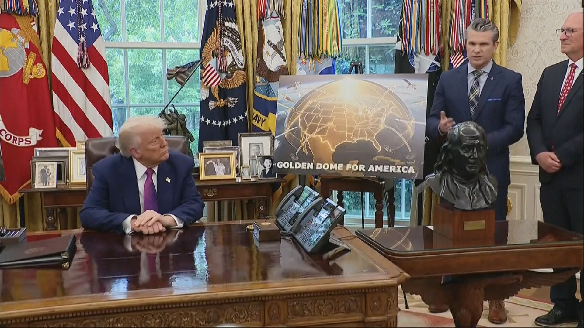 特朗普公布「金穹」防空系統計劃　料任內建成可防遠至太空威脅