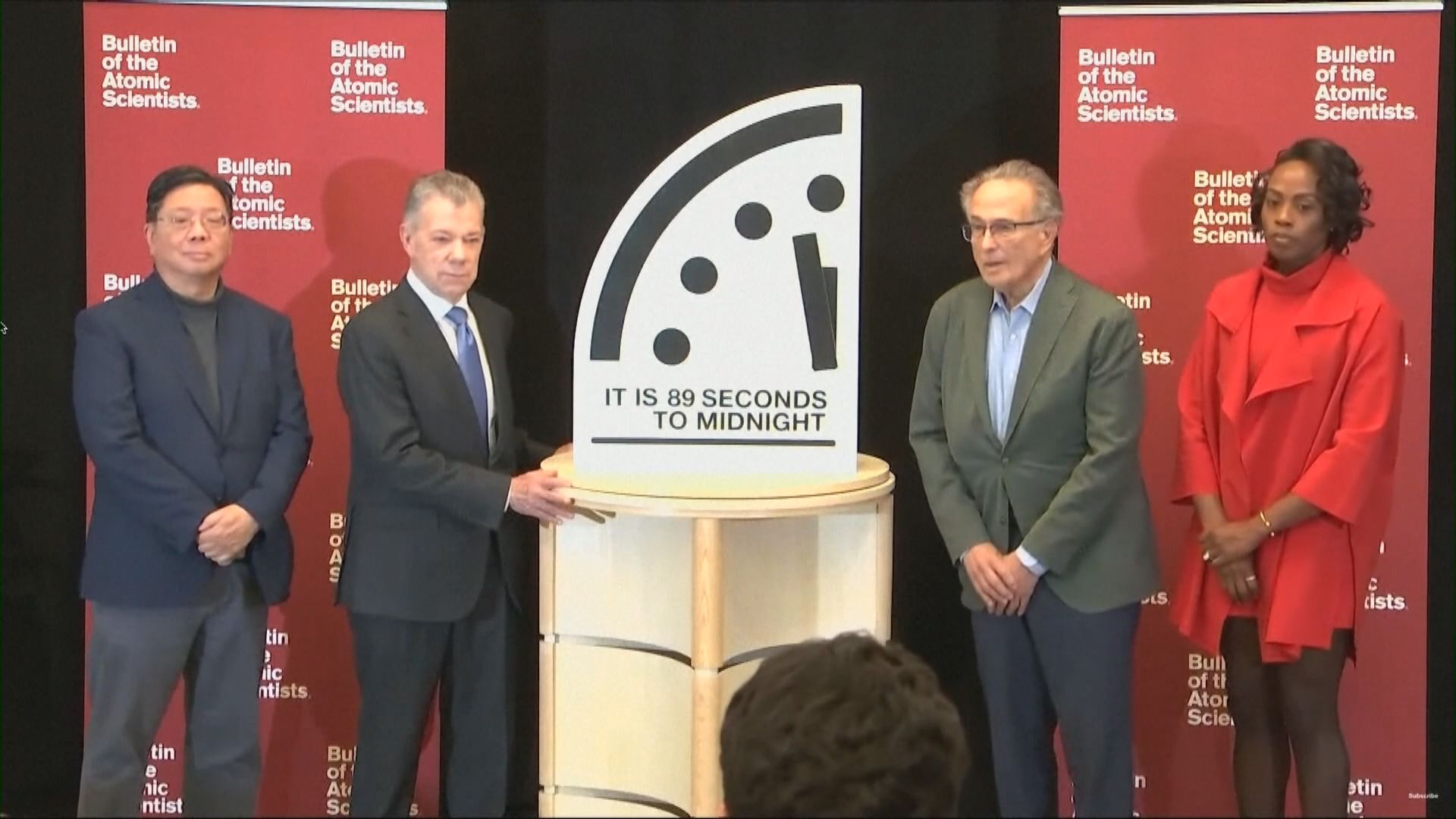「末日鐘」撥快1秒　設立以來最接近人類末日