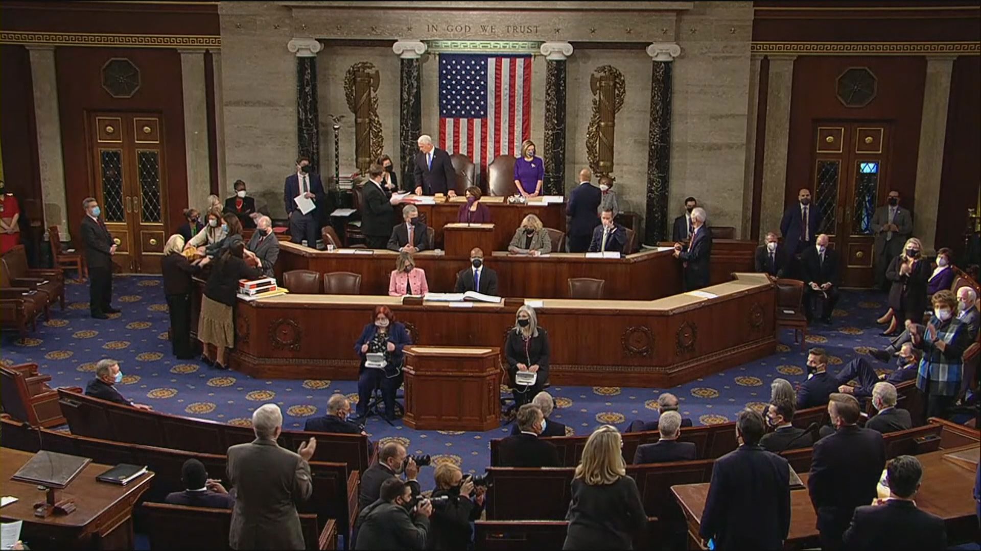 美國參議院否決拒絕認證亞利桑那州拜登勝選結果