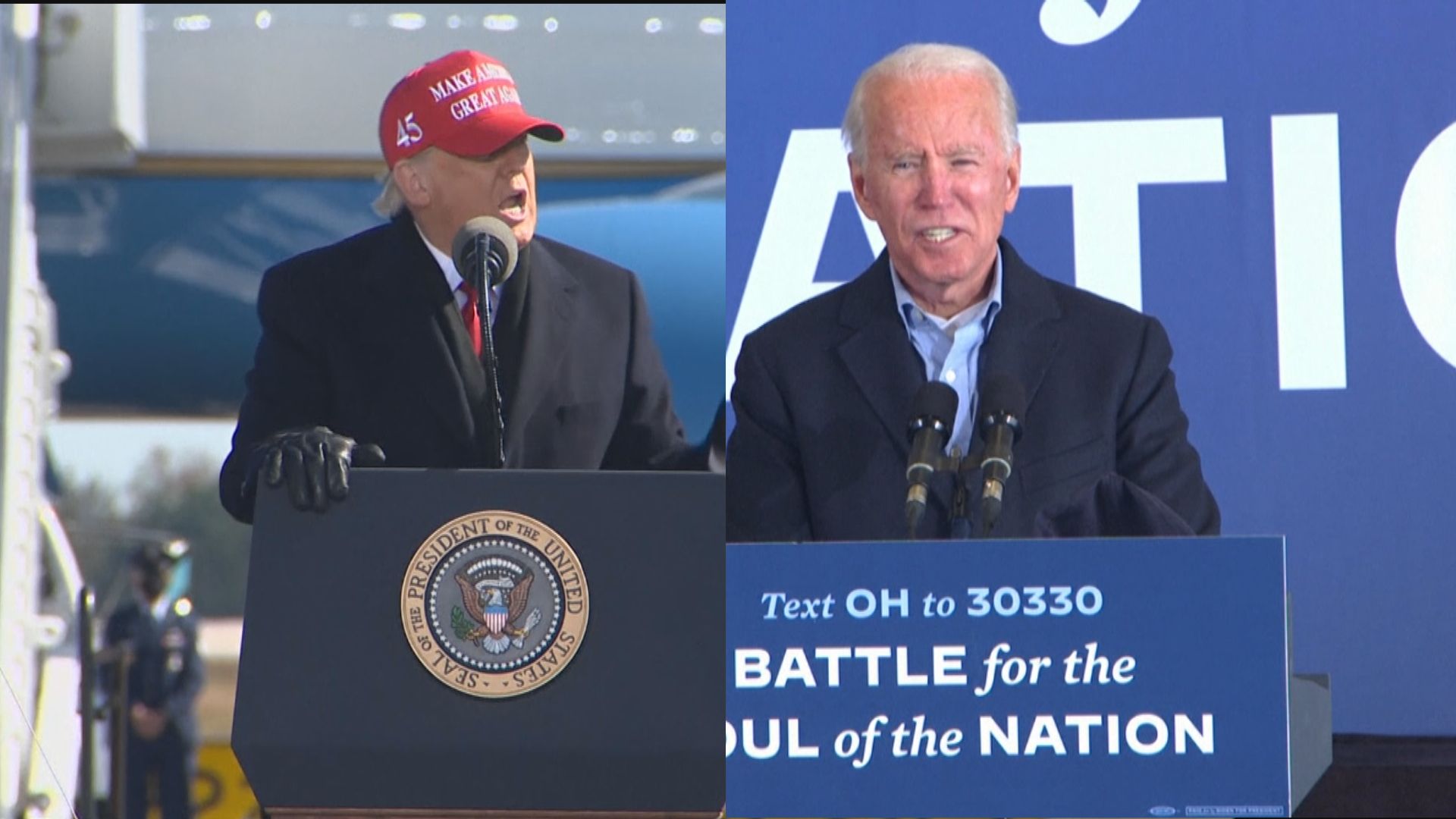 【決戰前夕】特朗普拜登大選日續穿梭多州最後拉票