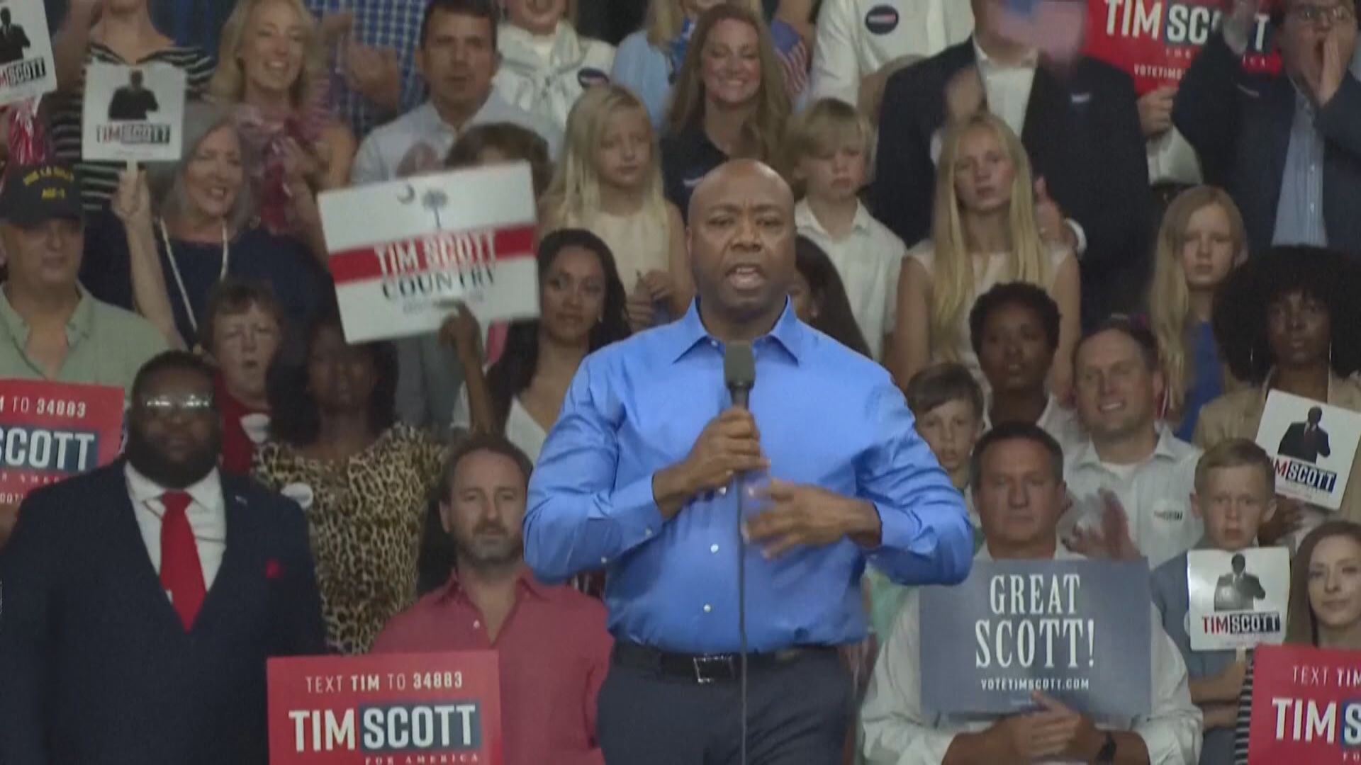 美國非裔參議員斯科特宣布角逐共和黨總統初選