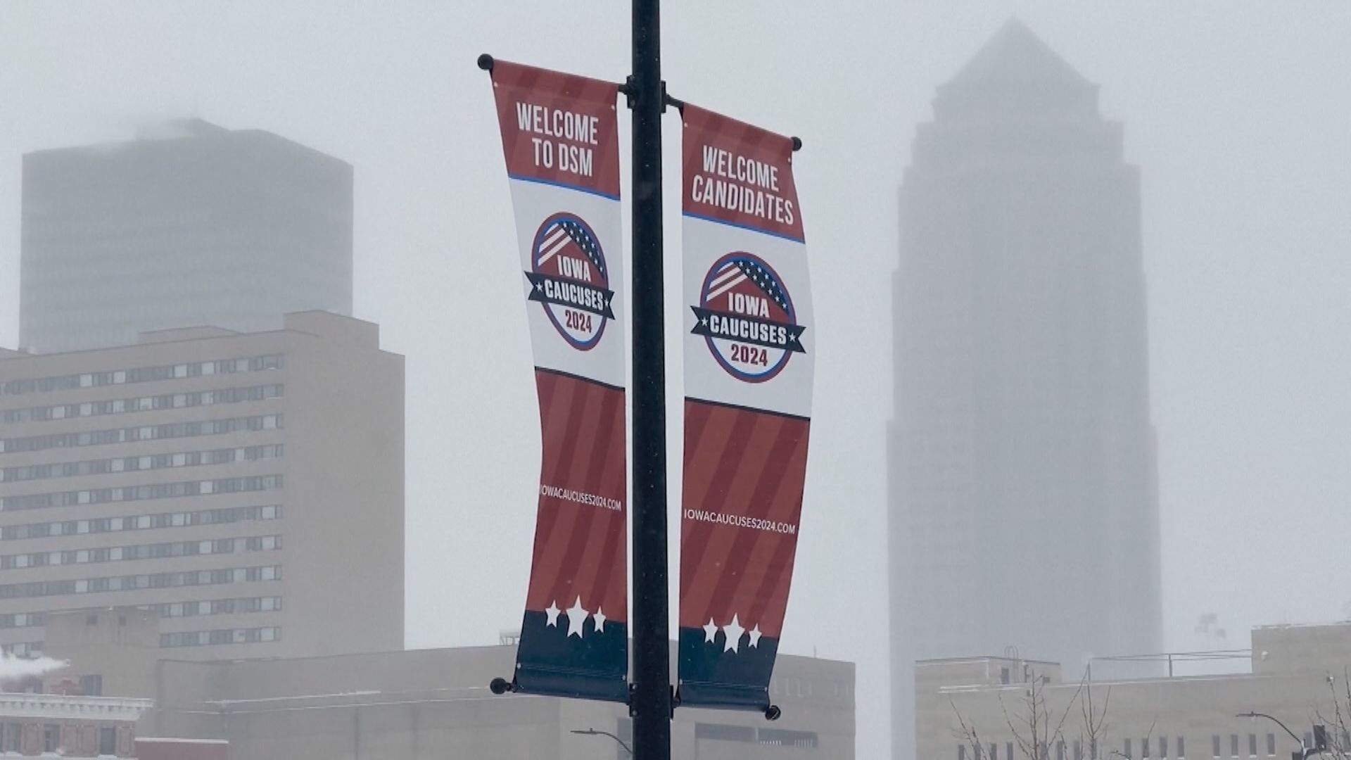 共和黨首場黨團會議周一在艾奧瓦州舉行 嚴寒天氣或影響投票率