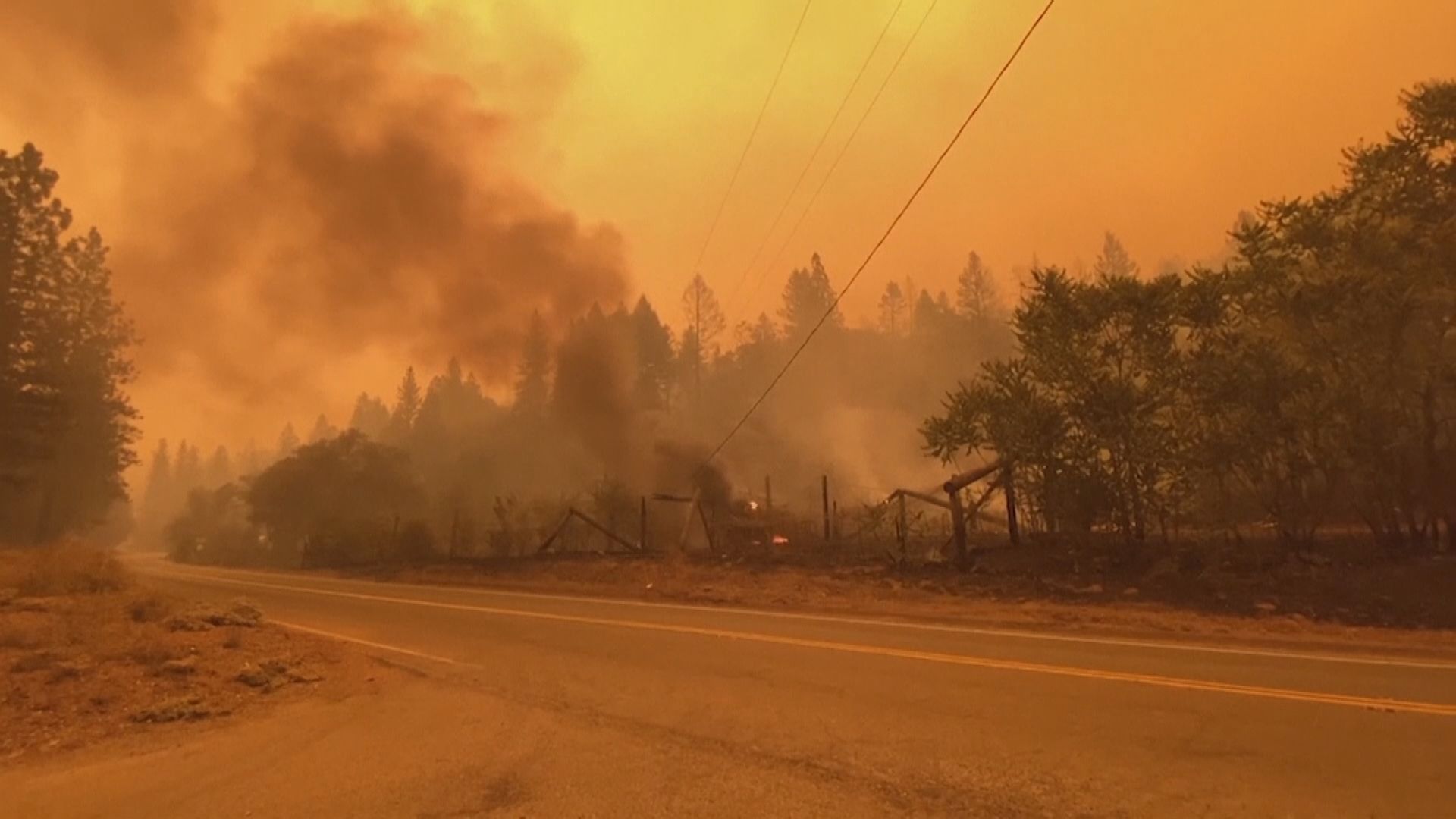 俄勒岡州山火料持續至冬季
