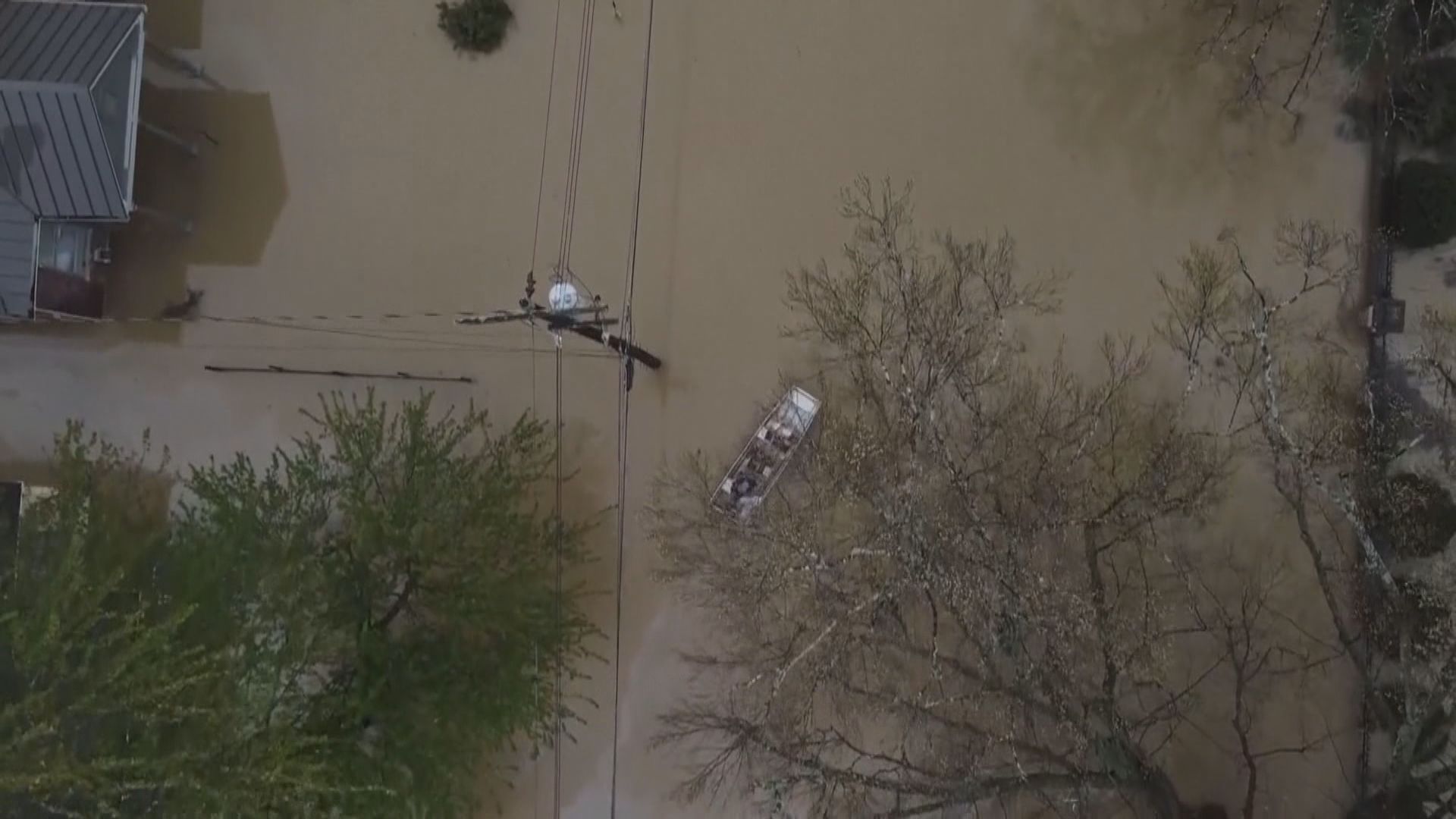 美國南部和中西部持續暴雨成災　累計18人死亡