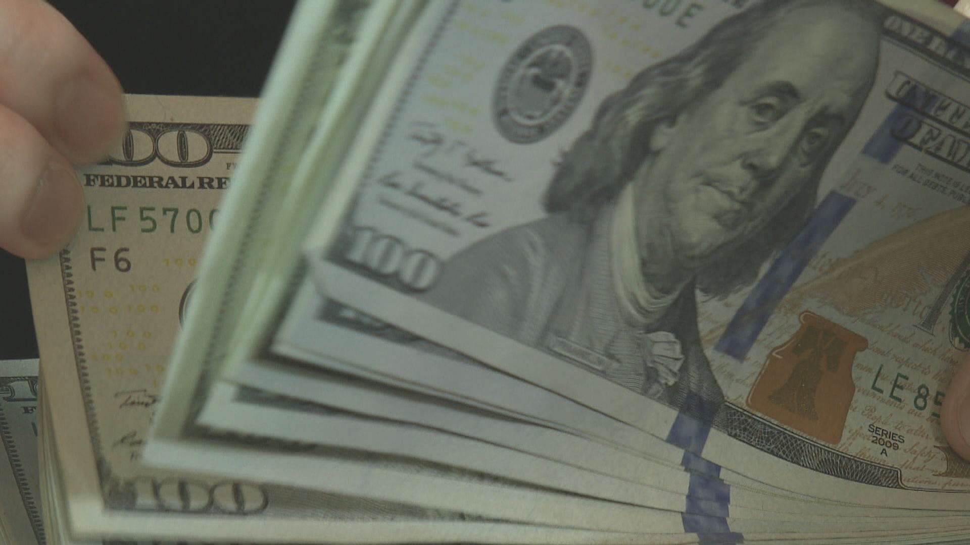 美匯2月升2.8%　為去年9月以來首次按月上升