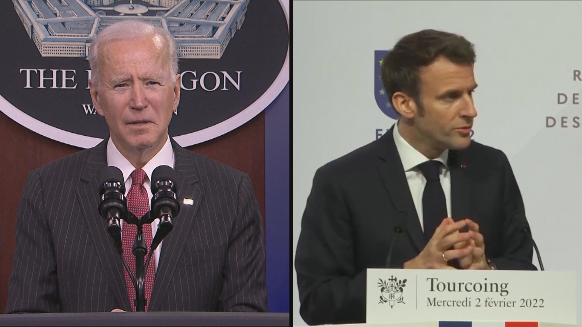 馬克龍今天將與拜登會談討論俄烏局勢及中國議題