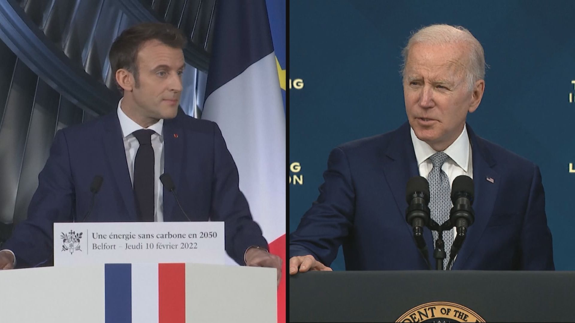 美法領袖通電話　重申維持台海和平穩定重要性