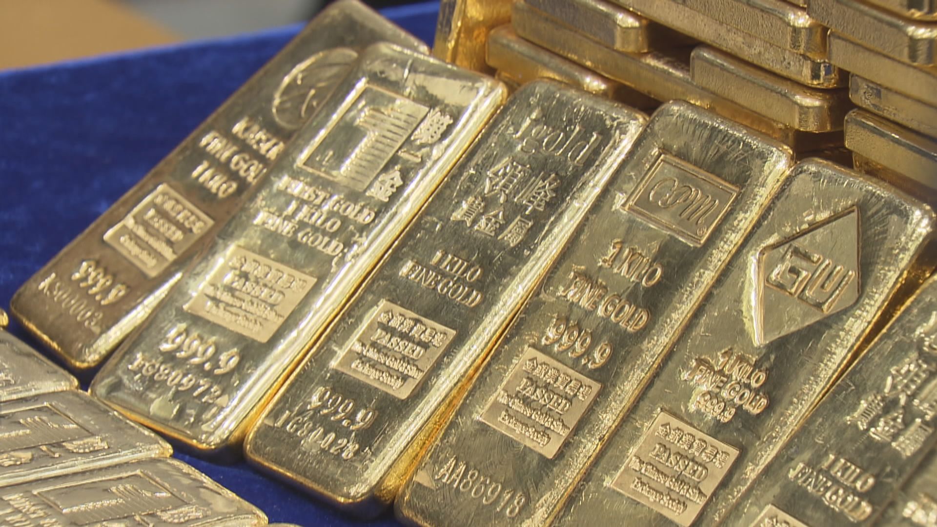 金價跌　因美經濟數據佳及疫苗有進展