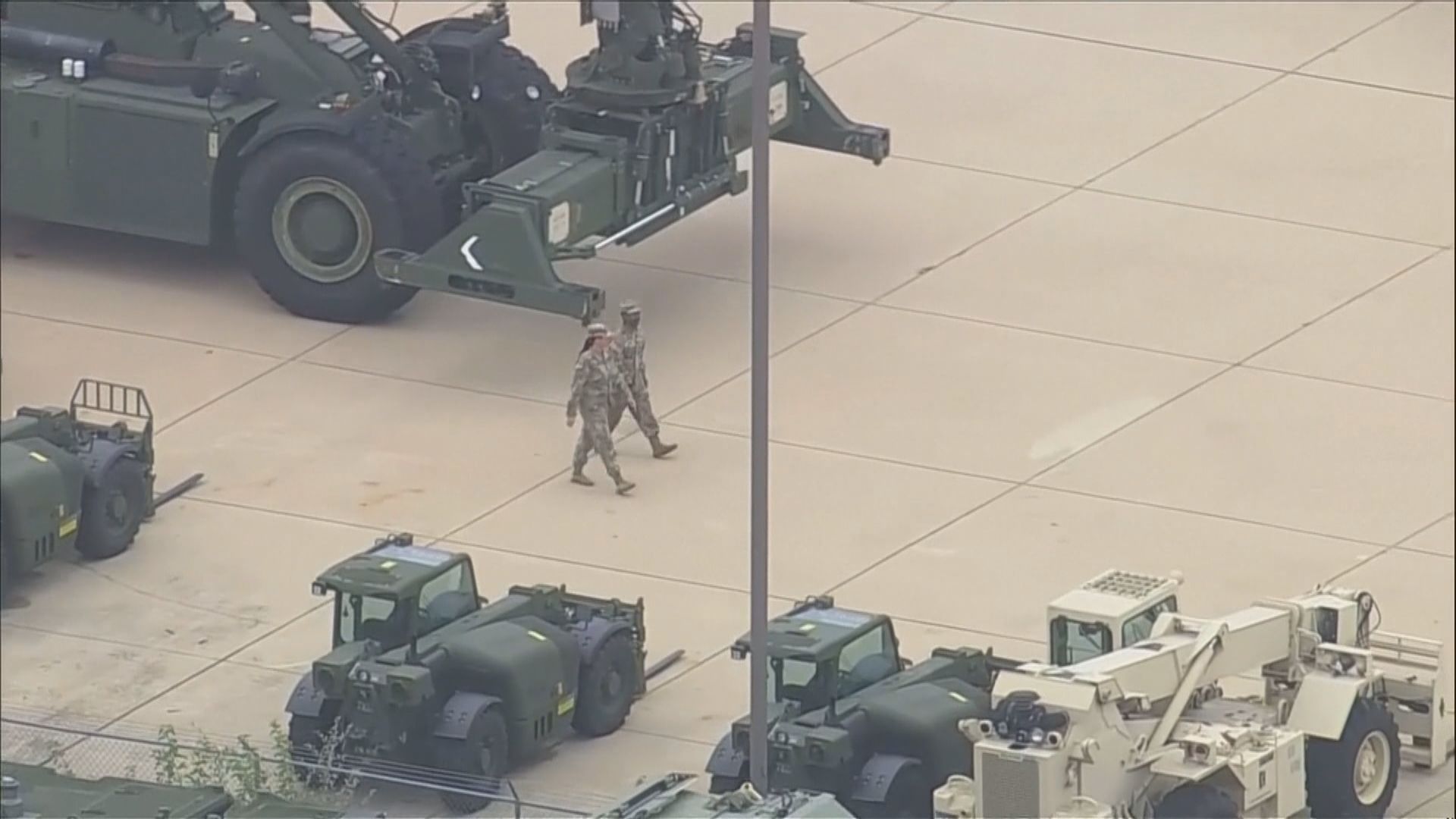 得州國民警衛隊已部署至伊利諾伊州陸軍訓練中心